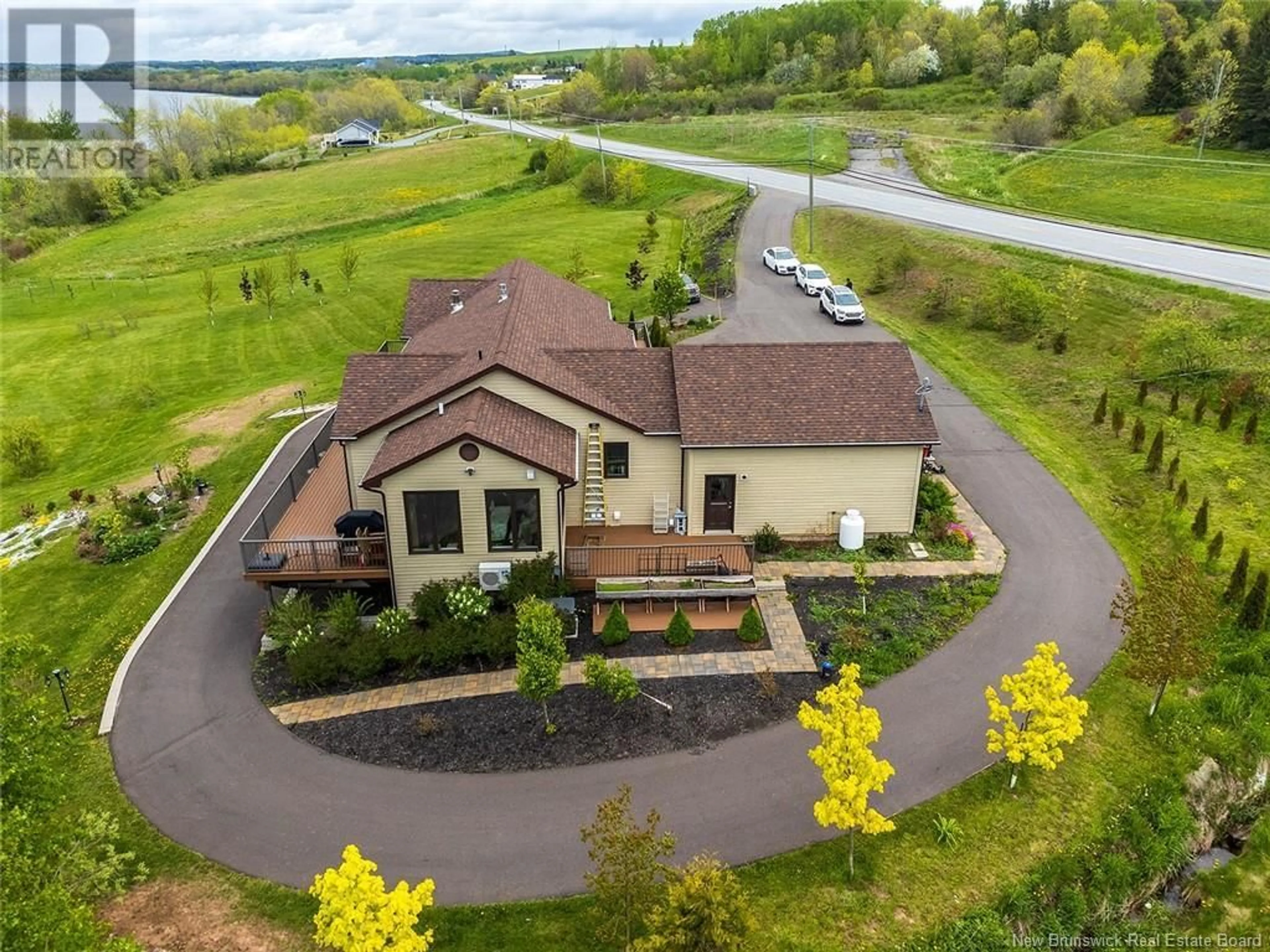 A pic from outside/outdoor area/front of a property/back of a property/a pic from drone, unknown for 487 ROUTE 100, Nauwigewauk New Brunswick E5N6Z7