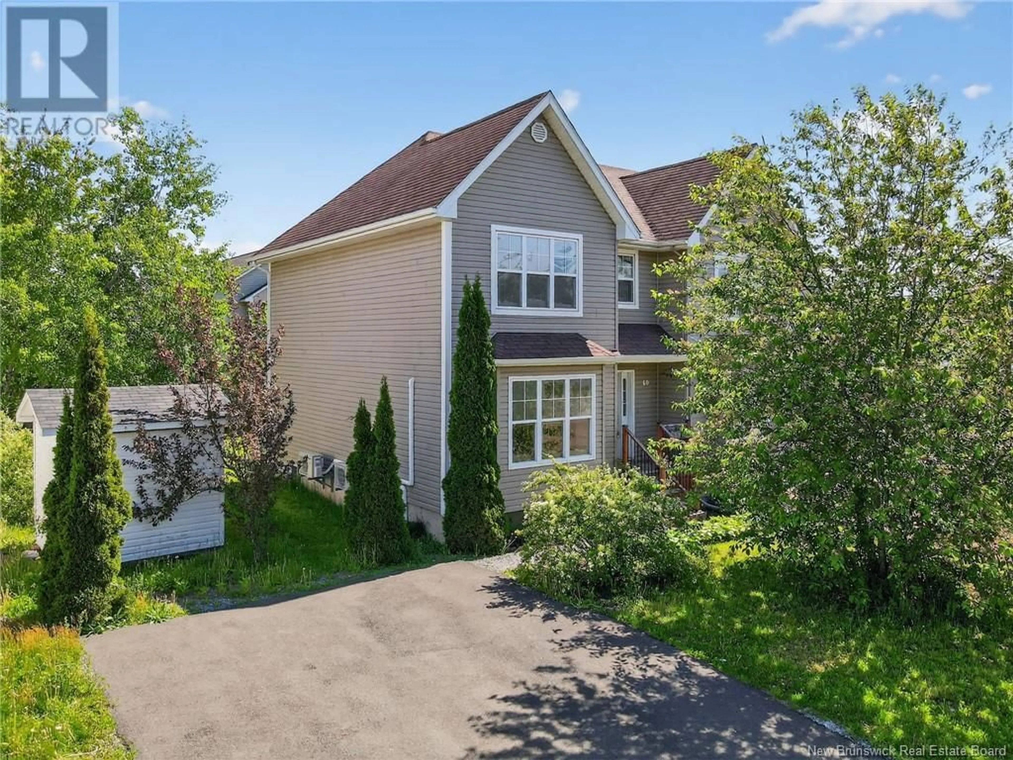A pic from outside/outdoor area/front of a property/back of a property/a pic from drone, street for 60 CHRISTOPHER, Moncton New Brunswick E1G0A5