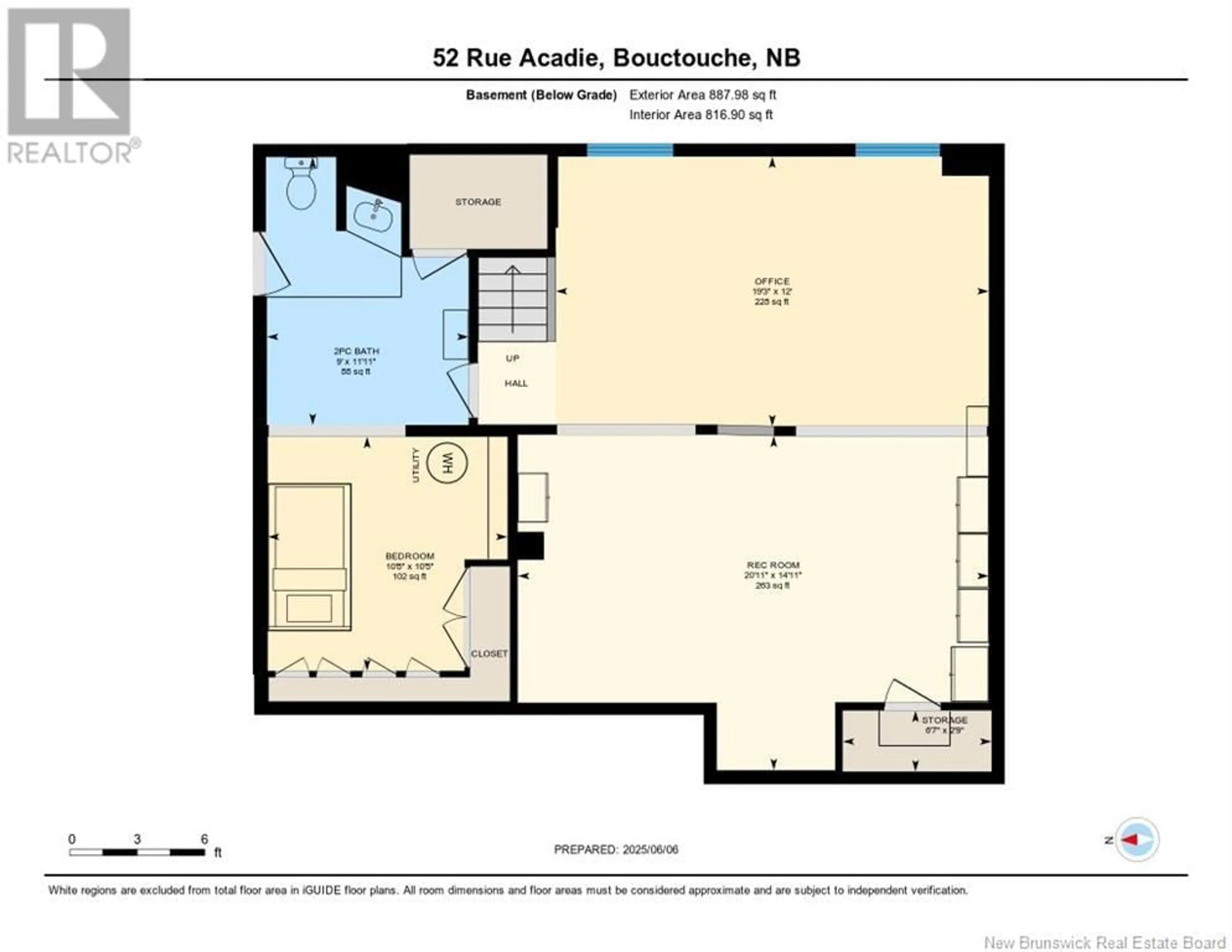 Floor plan for 52 ACADIE STREET, Bouctouche New Brunswick E4S2T2