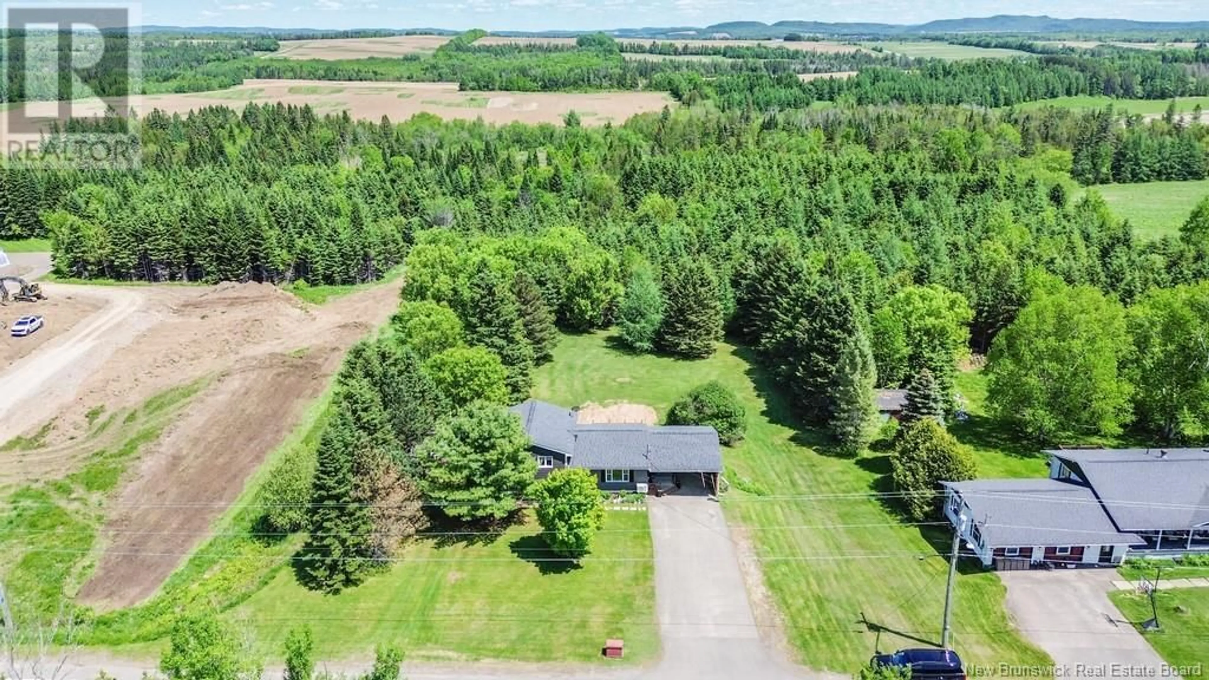 A pic from outside/outdoor area/front of a property/back of a property/a pic from drone, unknown for 52 GREGG SETTLEMENT ROAD, Centreville New Brunswick E7K2L8