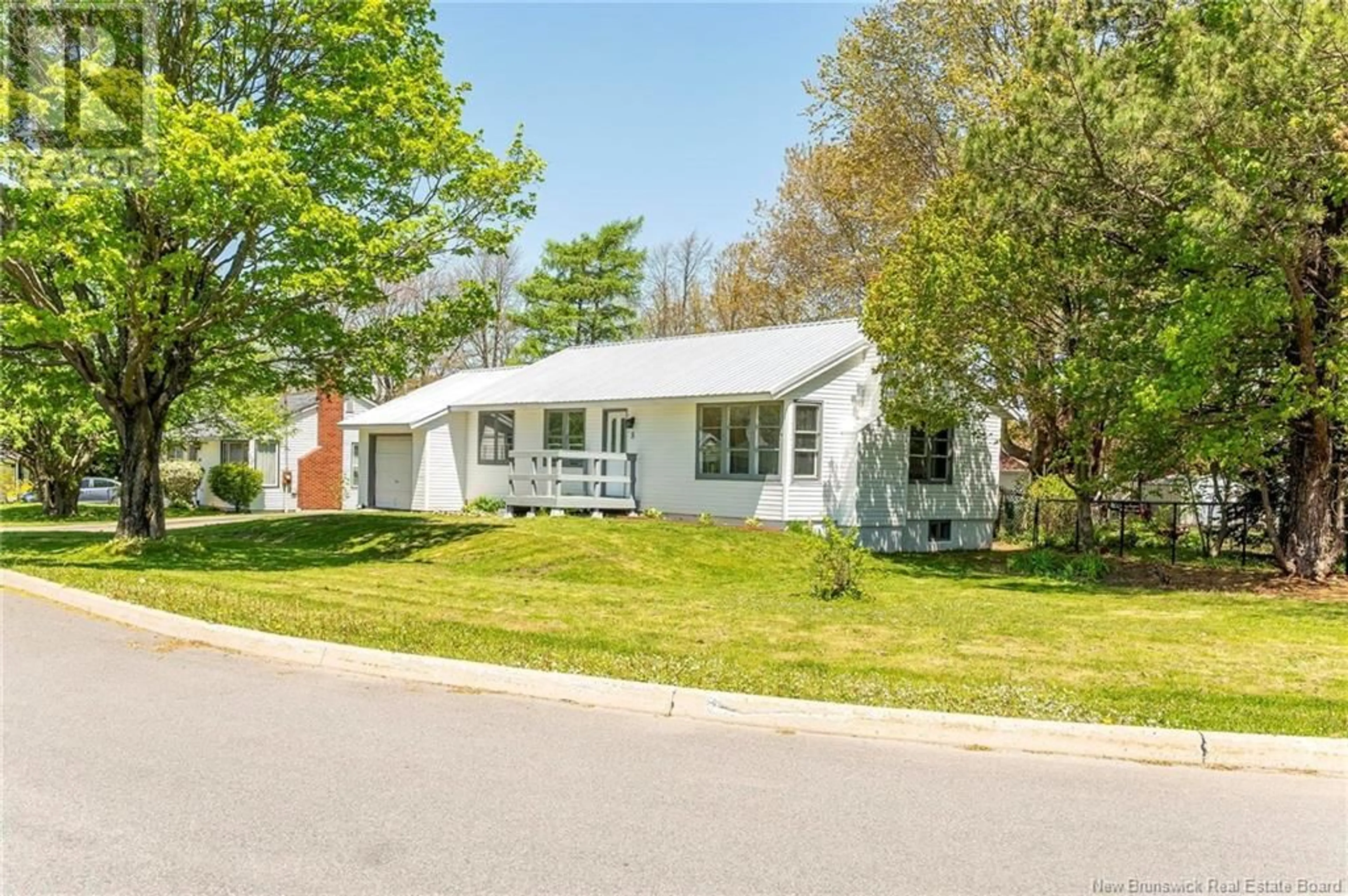 Home with vinyl exterior material, street for 8 SILVER CRESCENT, Saint John New Brunswick E2J3G3