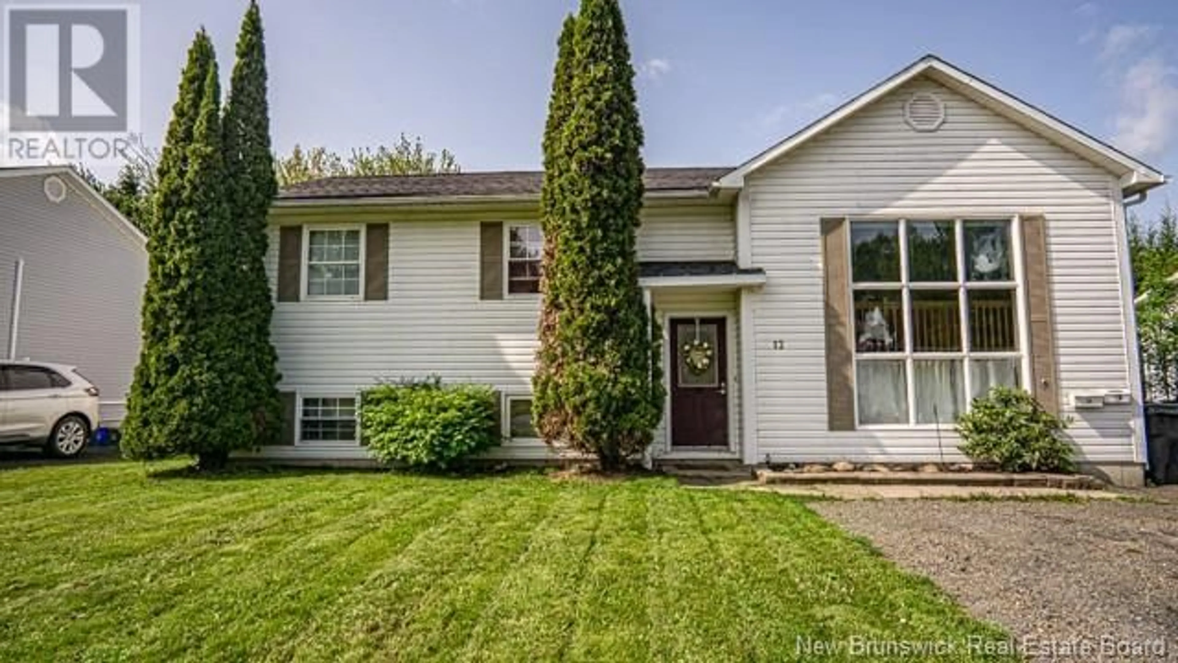 Home with vinyl exterior material, street for 12 WILLINGDON STREET, Oromocto New Brunswick E2V4N5