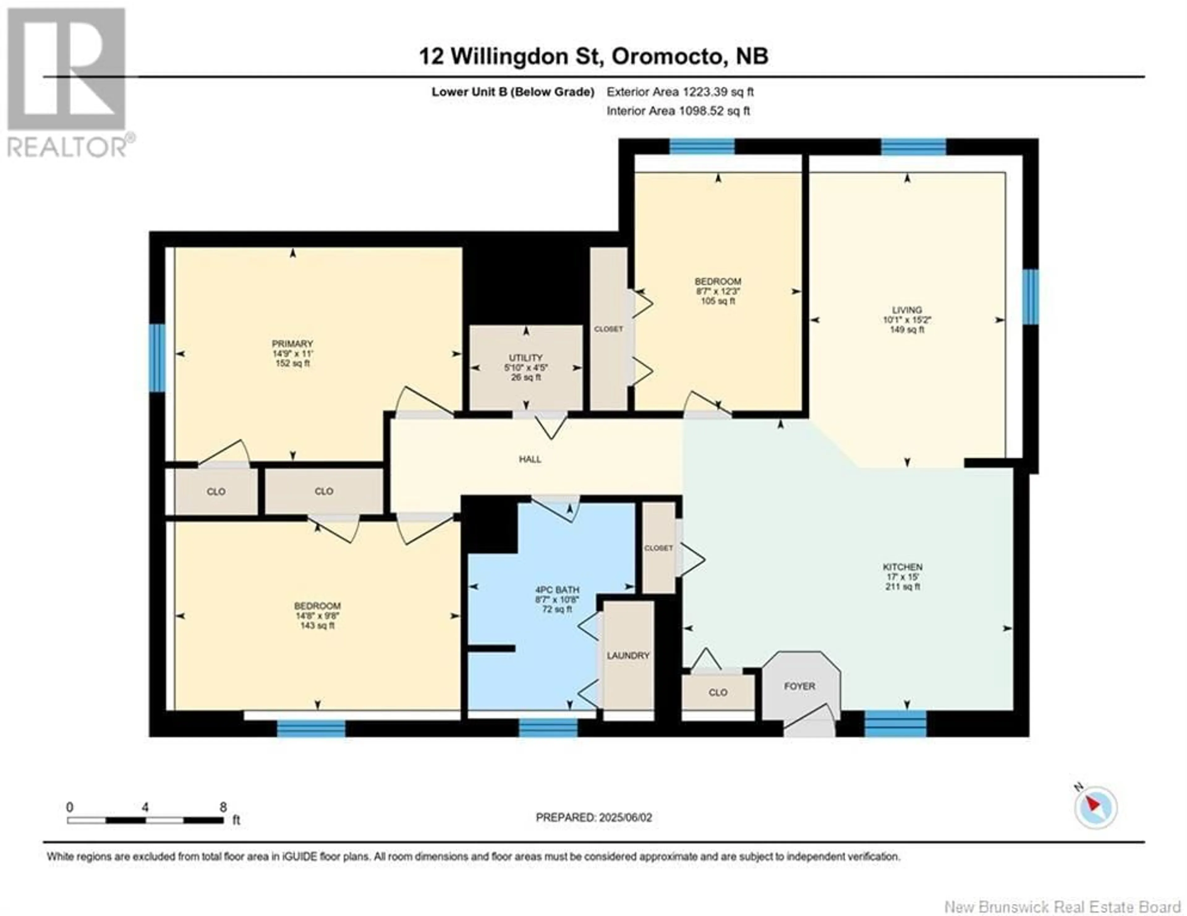 Floor plan for 12 WILLINGDON STREET, Oromocto New Brunswick E2V4N5