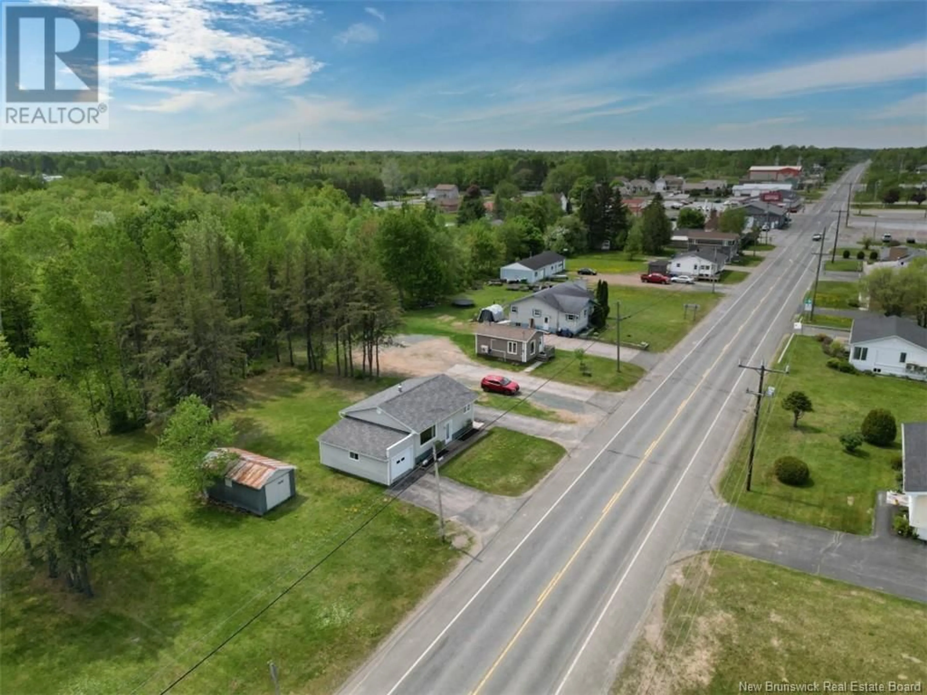 A pic from outside/outdoor area/front of a property/back of a property/a pic from drone, street for 332 ROUTE 160, Allardville New Brunswick E8L1J8