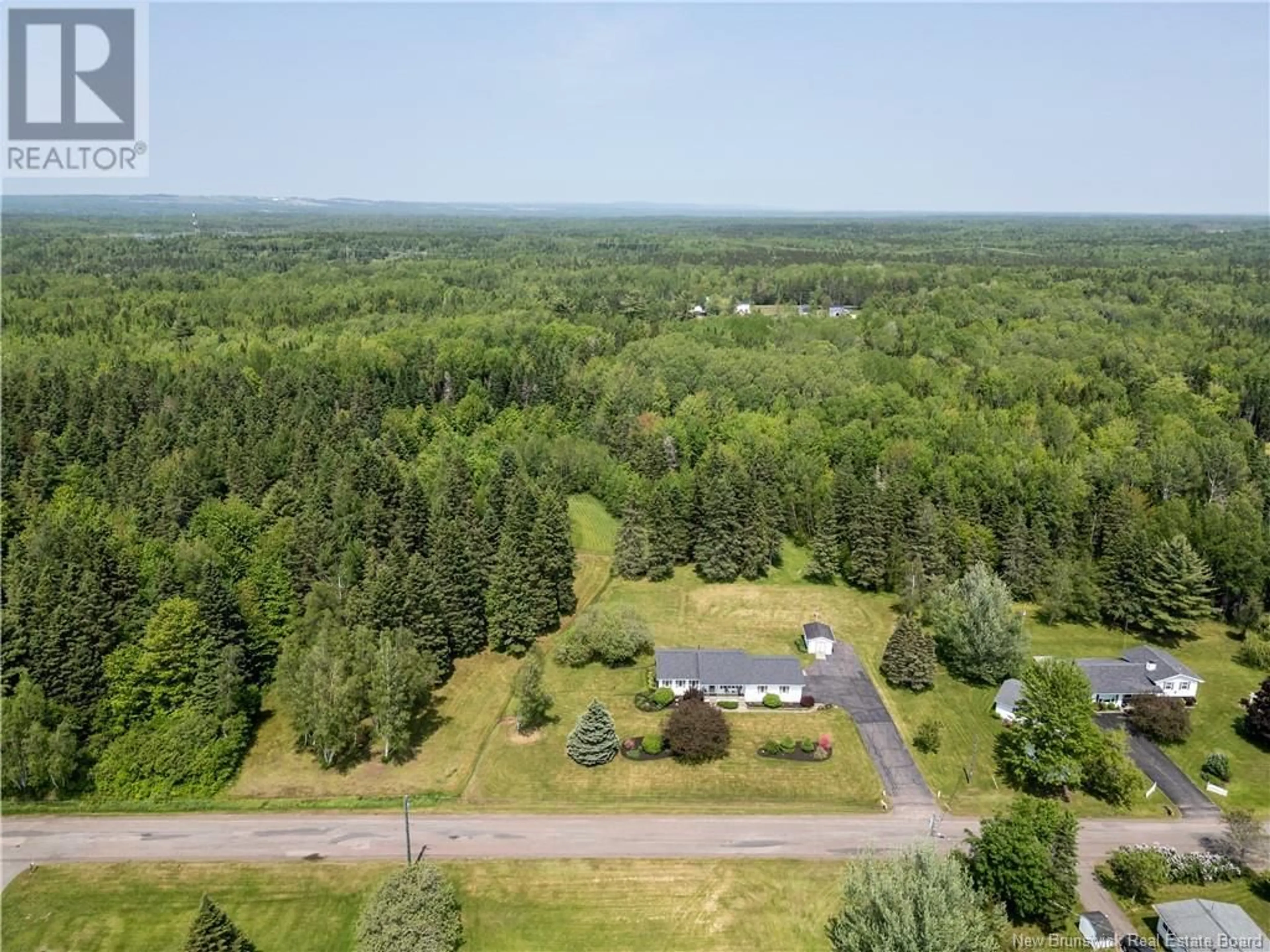 A pic from outside/outdoor area/front of a property/back of a property/a pic from drone, forest/trees view for 264 MOLLINS ROAD, Colpitts Settlement New Brunswick E4J2X4