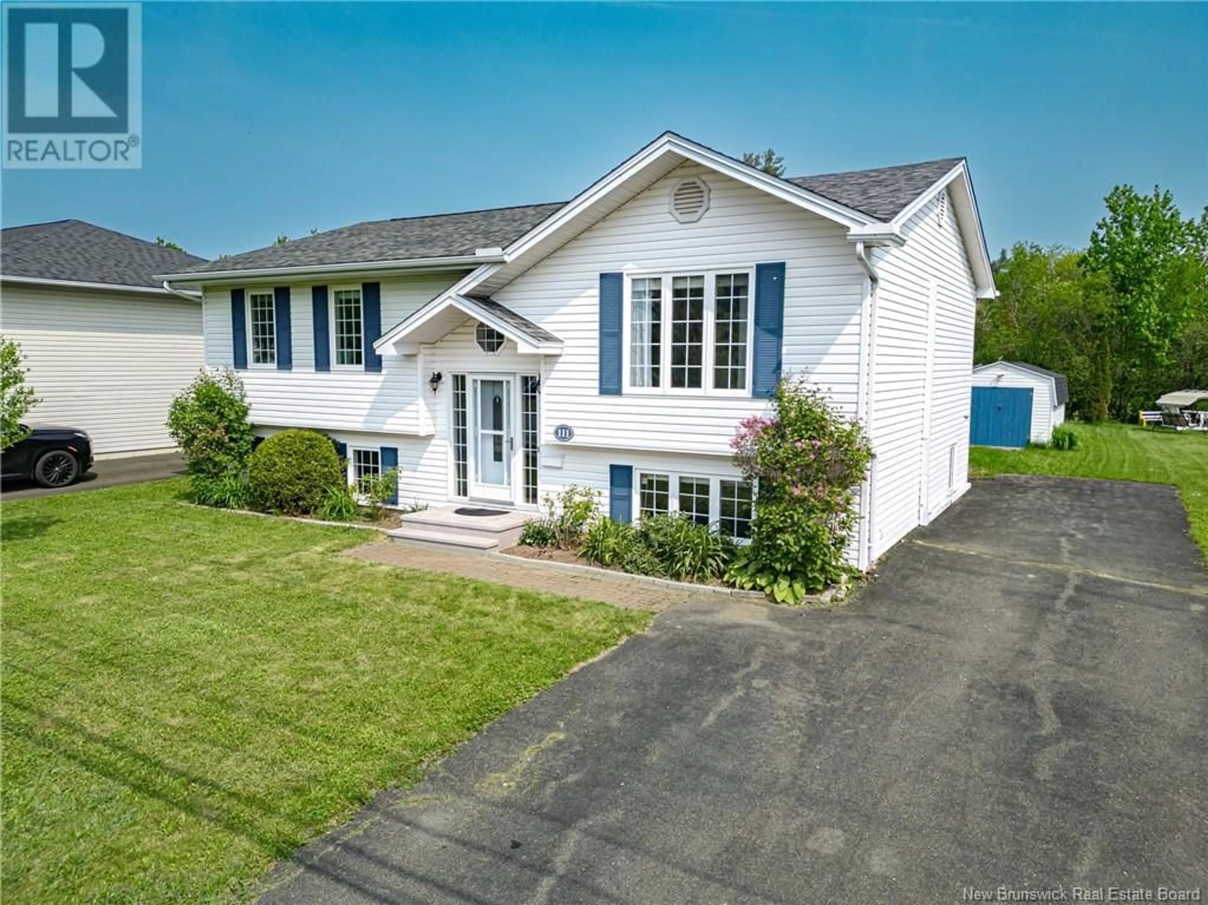 A pic from outside/outdoor area/front of a property/back of a property/a pic from drone, street for 111 GOODINE STREET, Fredericton New Brunswick E3B7J7