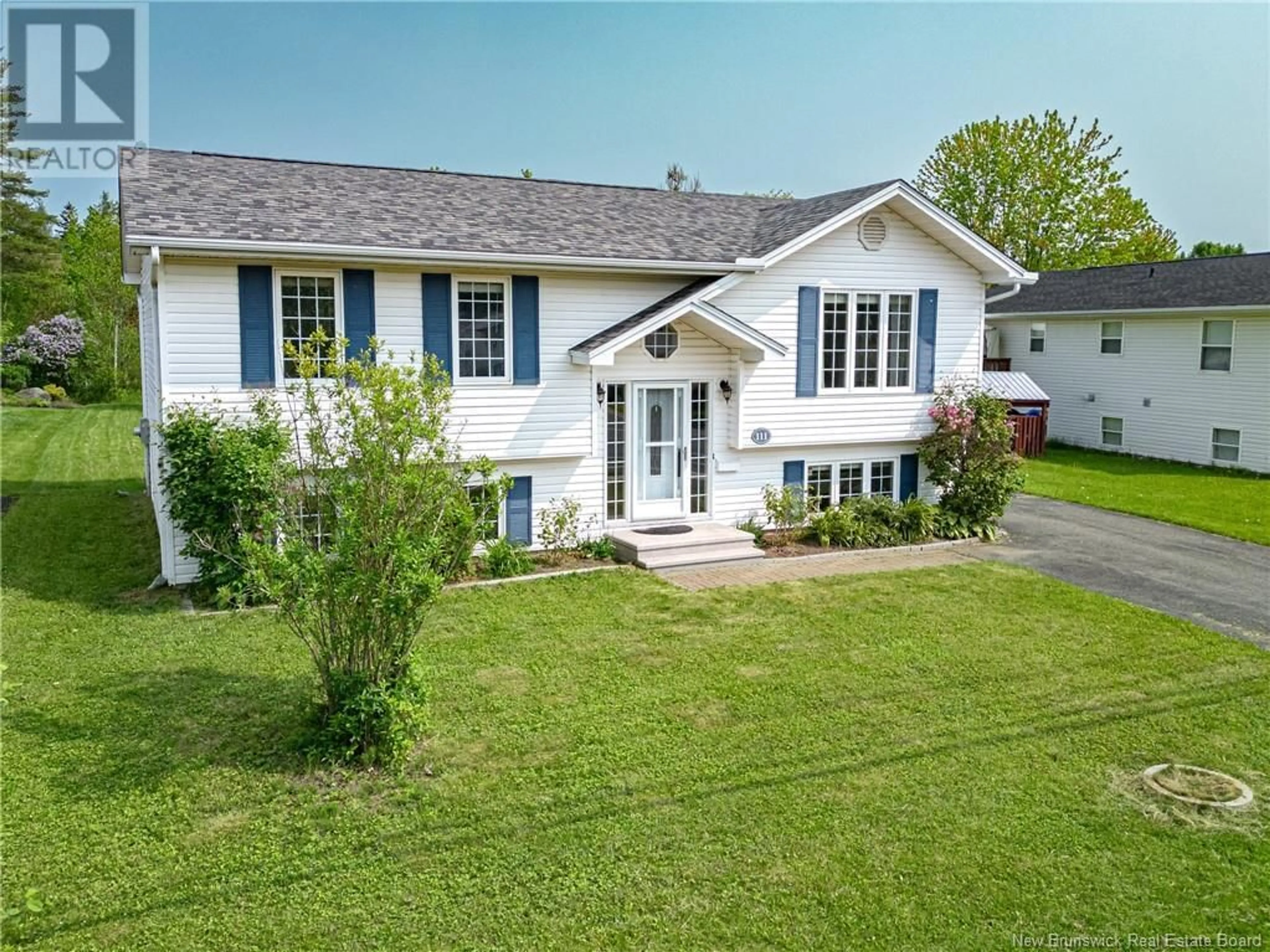A pic from outside/outdoor area/front of a property/back of a property/a pic from drone, street for 111 GOODINE STREET, Fredericton New Brunswick E3B7J7