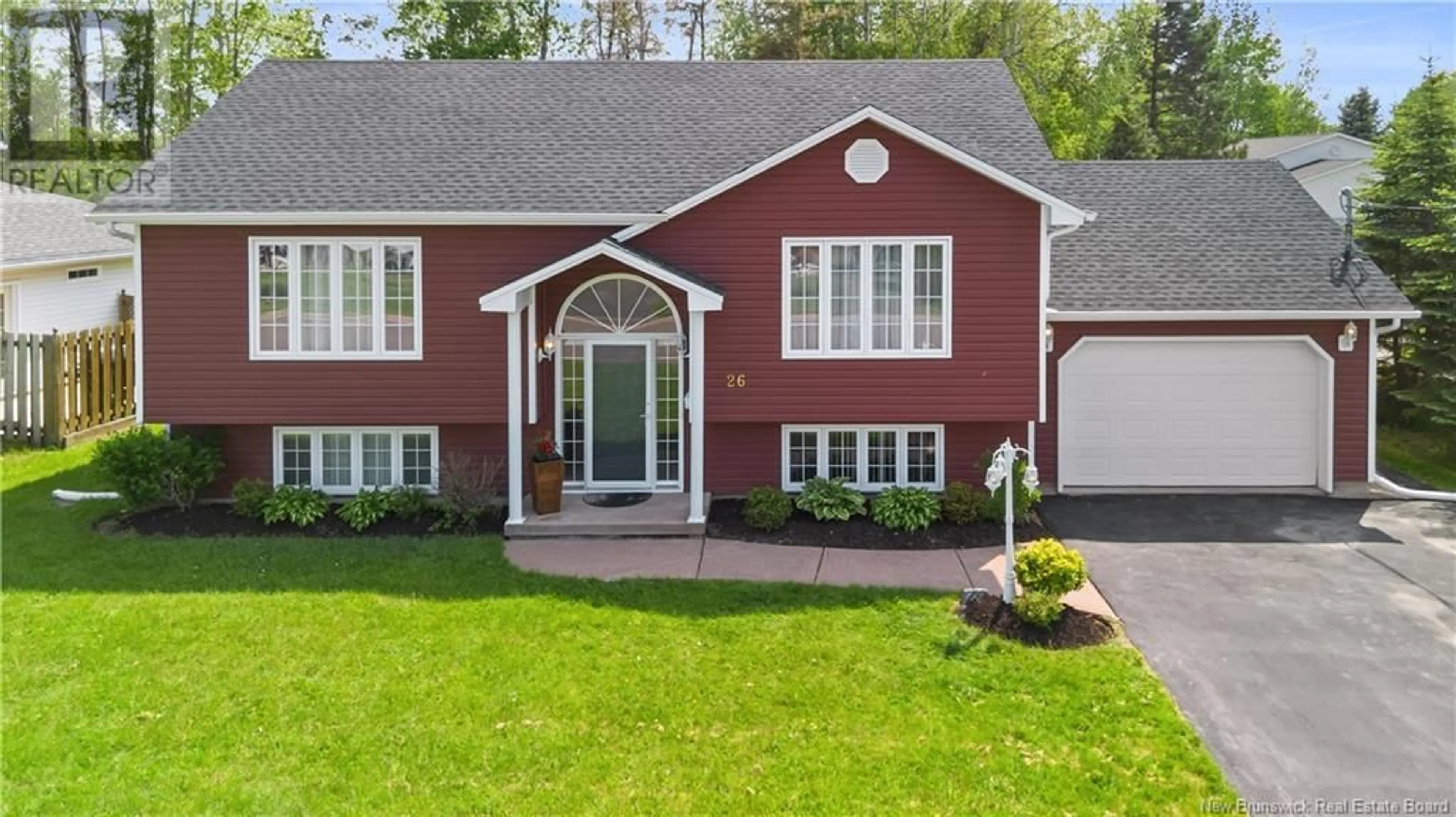 Home with brick exterior material, street for 26 ACTON COURT, Moncton New Brunswick E1G3T1