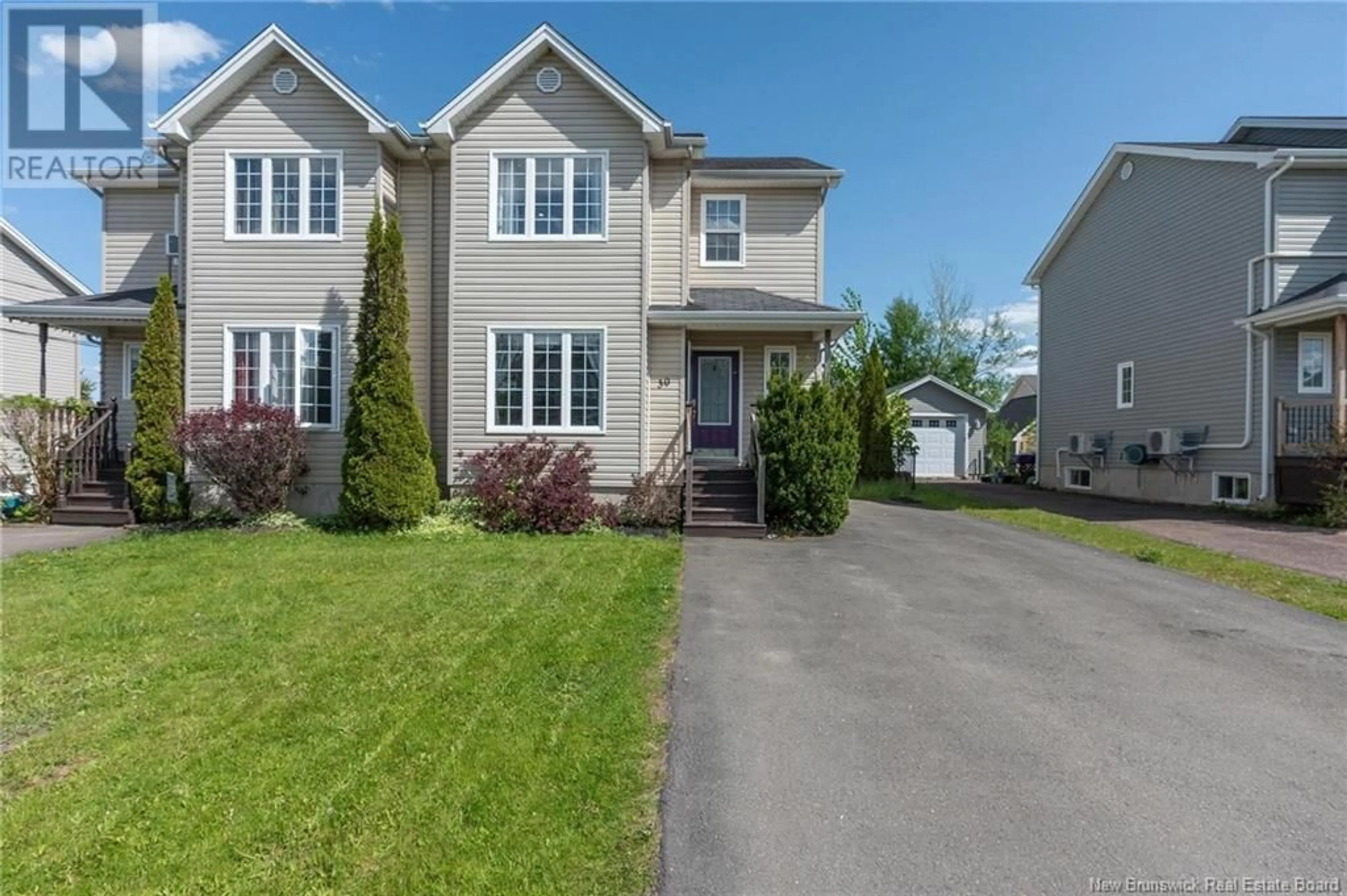 Home with vinyl exterior material, street for 30 CHRISTOPHER CRESCENT, Moncton New Brunswick E1G0A5