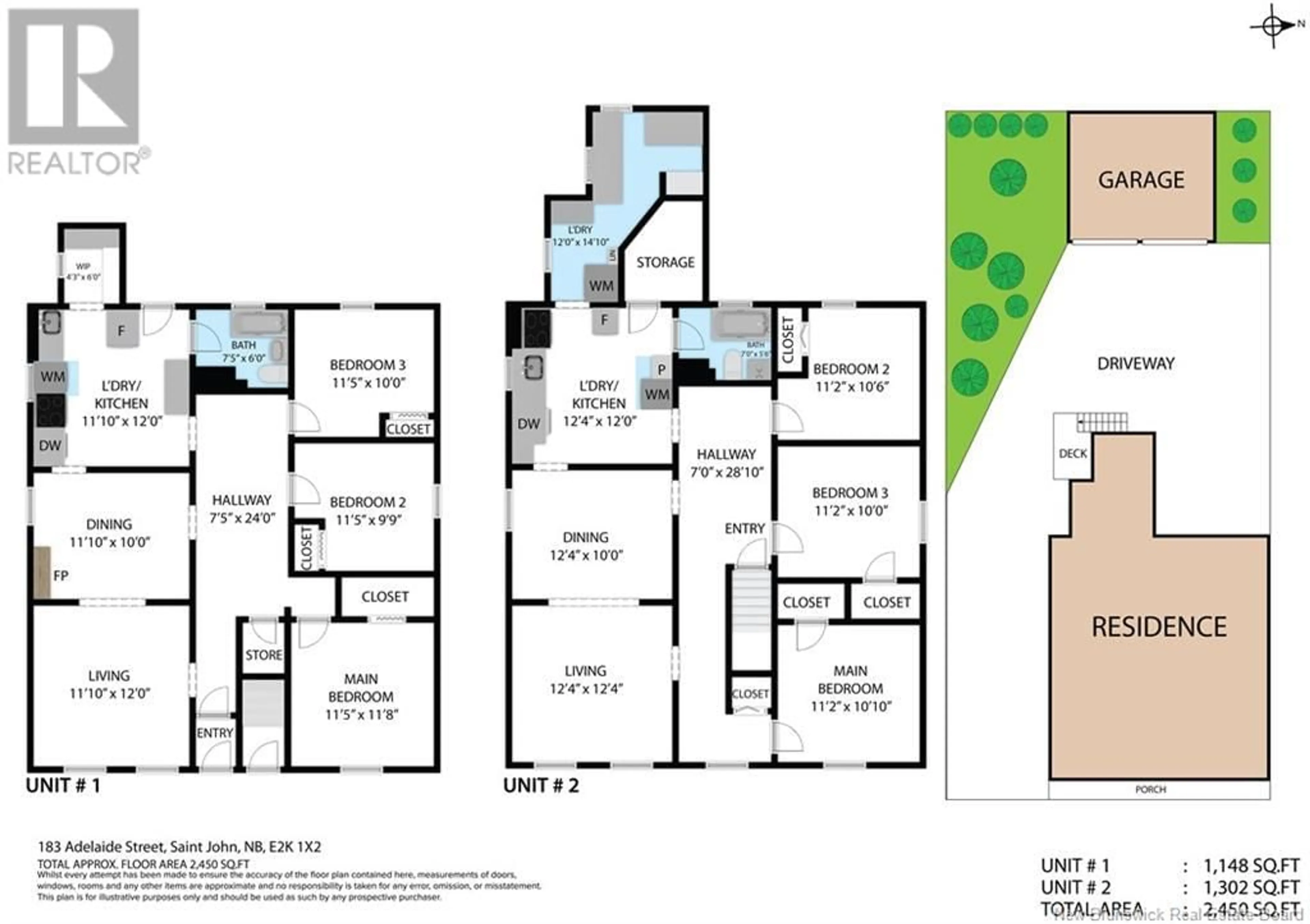 Floor plan for 183 ADELAIDE STREET, Saint John New Brunswick E2K1X2
