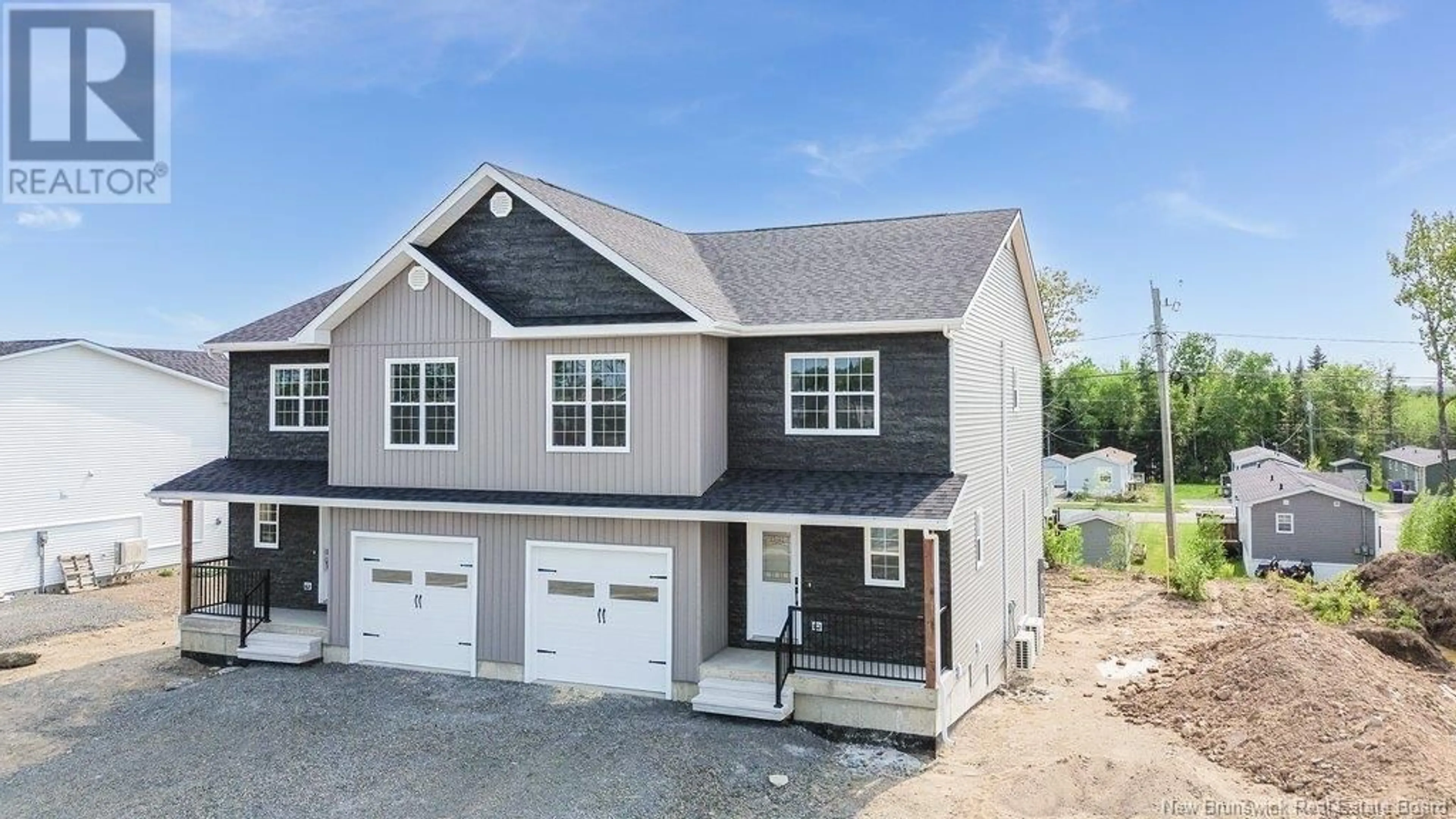 Home with vinyl exterior material, street for 107 GLENNORTH STREET, Fredericton New Brunswick E3G0A3