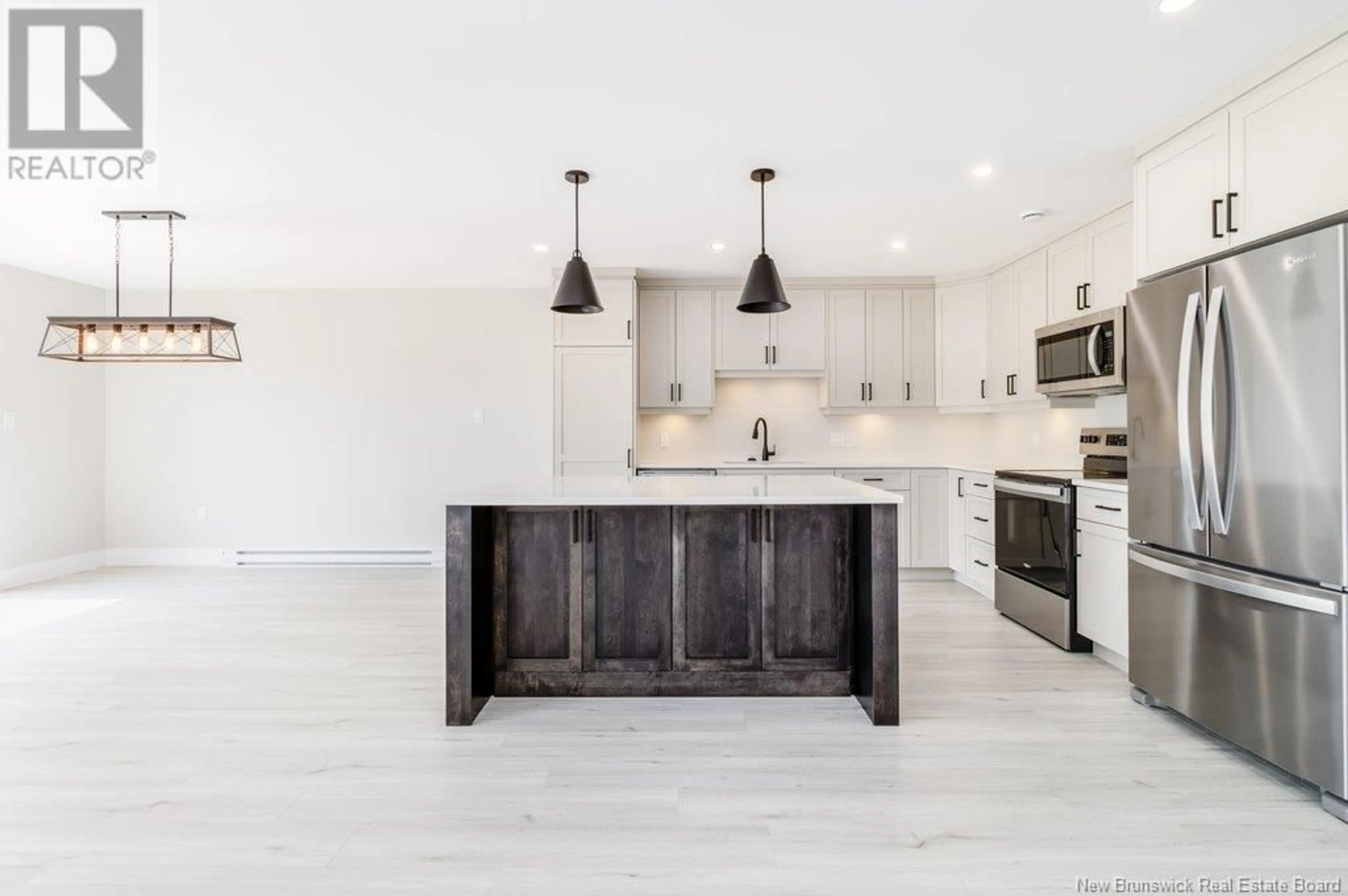 Open concept kitchen, ceramic/tile floor for 107 GLENNORTH STREET, Fredericton New Brunswick E3G0A3
