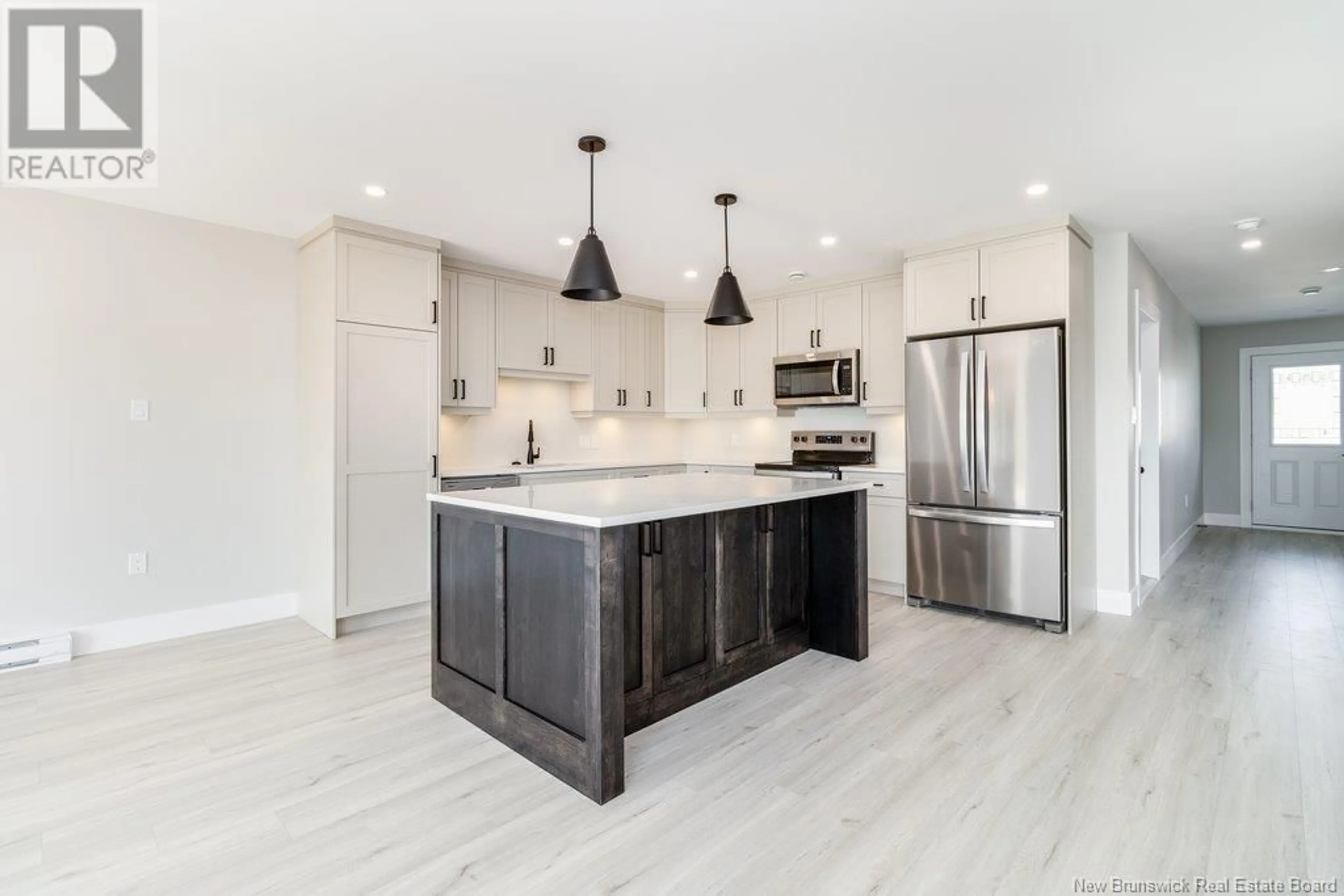 Open concept kitchen, ceramic/tile floor for 107 GLENNORTH STREET, Fredericton New Brunswick E3G0A3