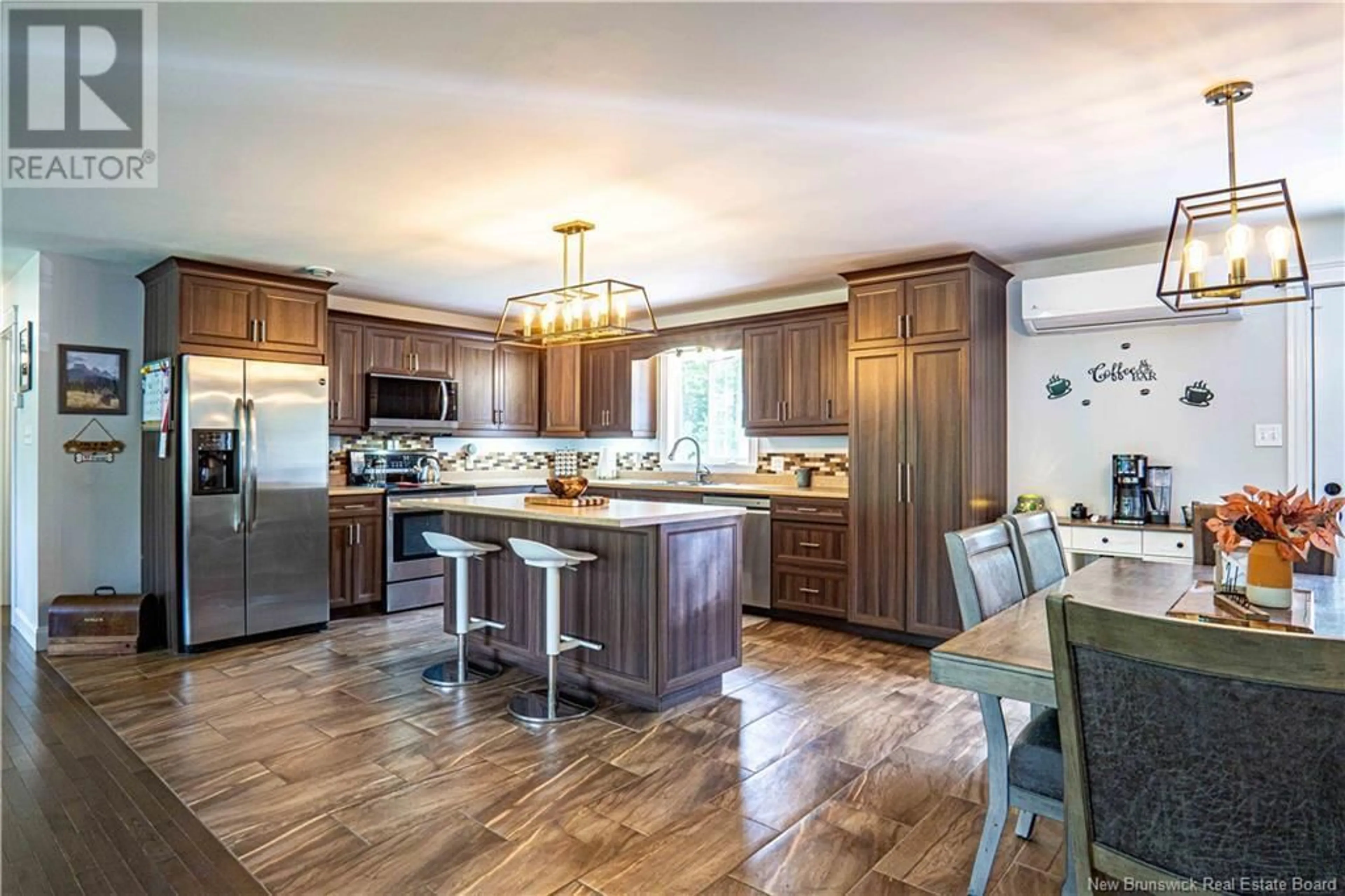 Open concept kitchen, wood/laminate floor for 780 ROUTE 10, Richibucto Road New Brunswick E3A7E3