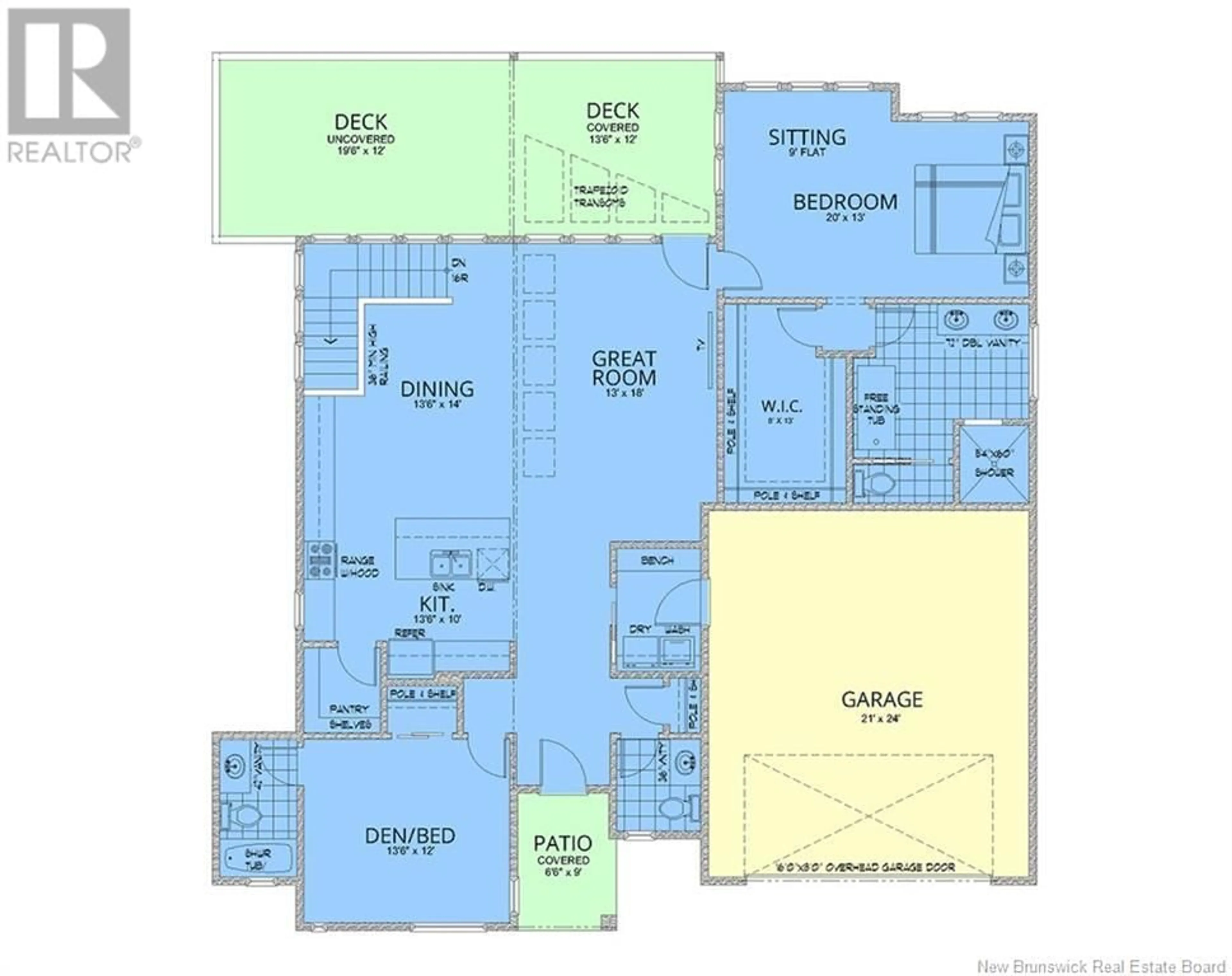 Floor plan for 53 KINGSWOOD DRIVE, Fredericton New Brunswick E3B6Z8