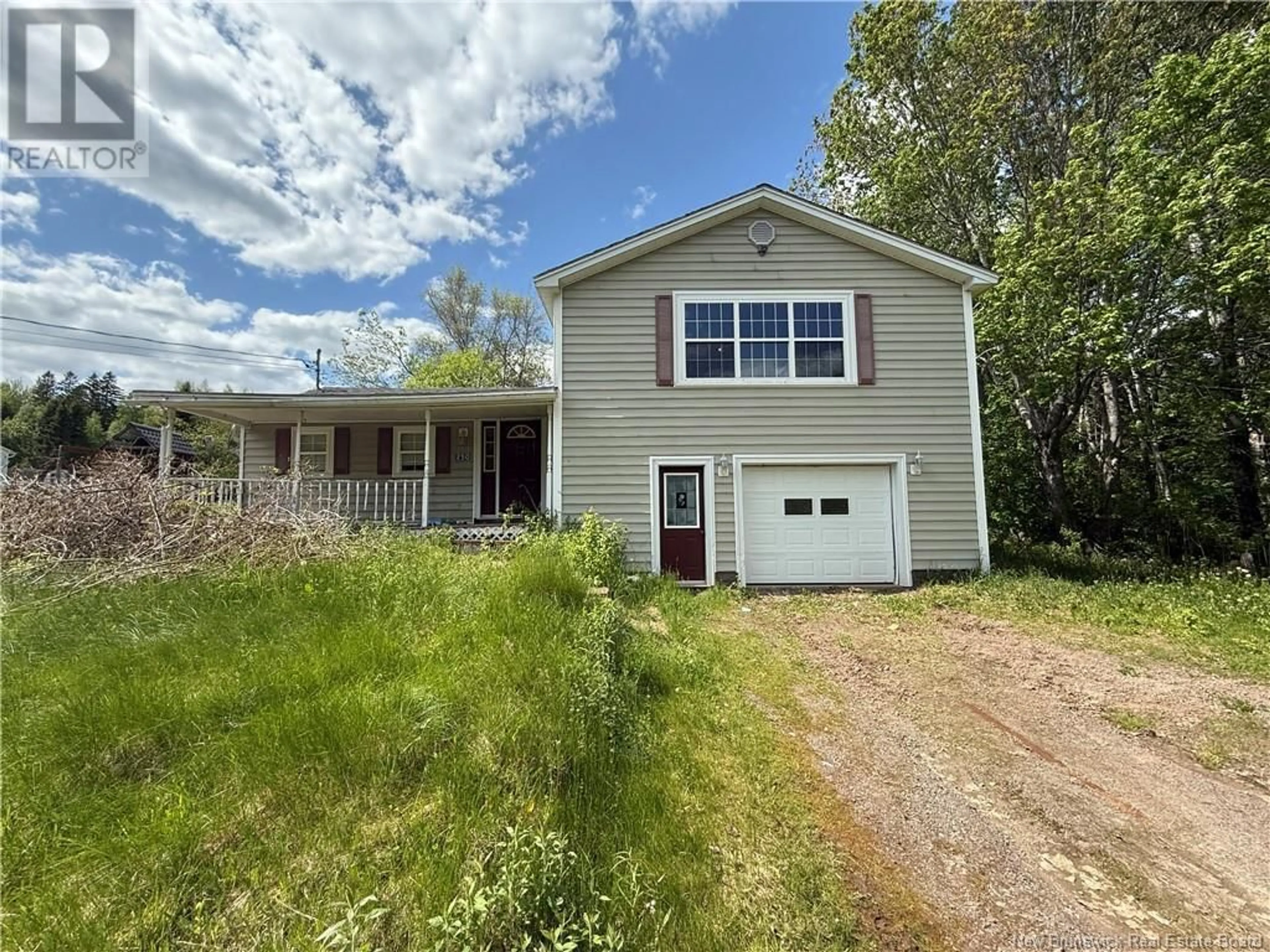 Home with vinyl exterior material, street for 250 ALEXANDRINA ROAD, Notre-Dame New Brunswick E4V1S7