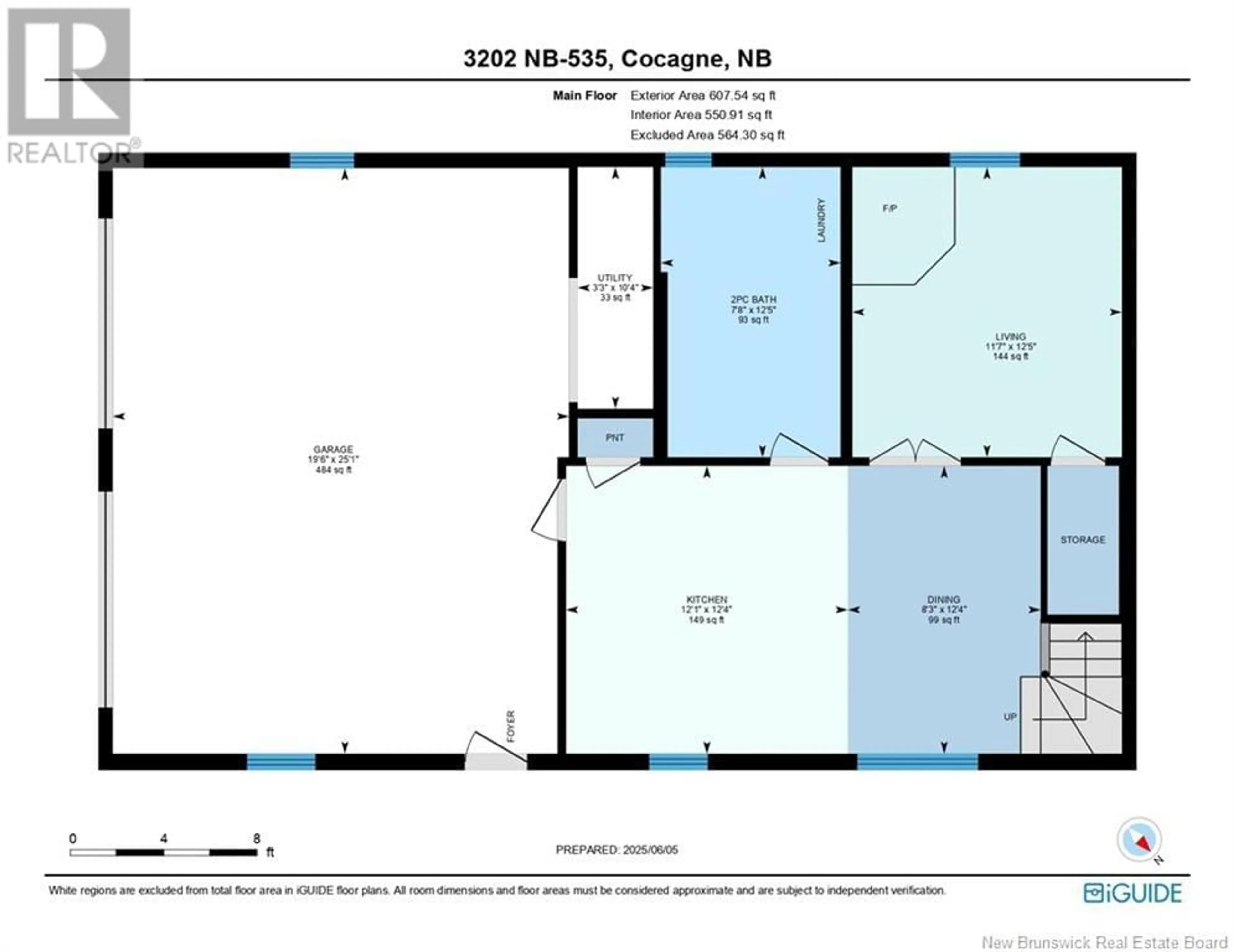 Floor plan for 3202 ROUTE 535, Cocagne New Brunswick E4R3K3