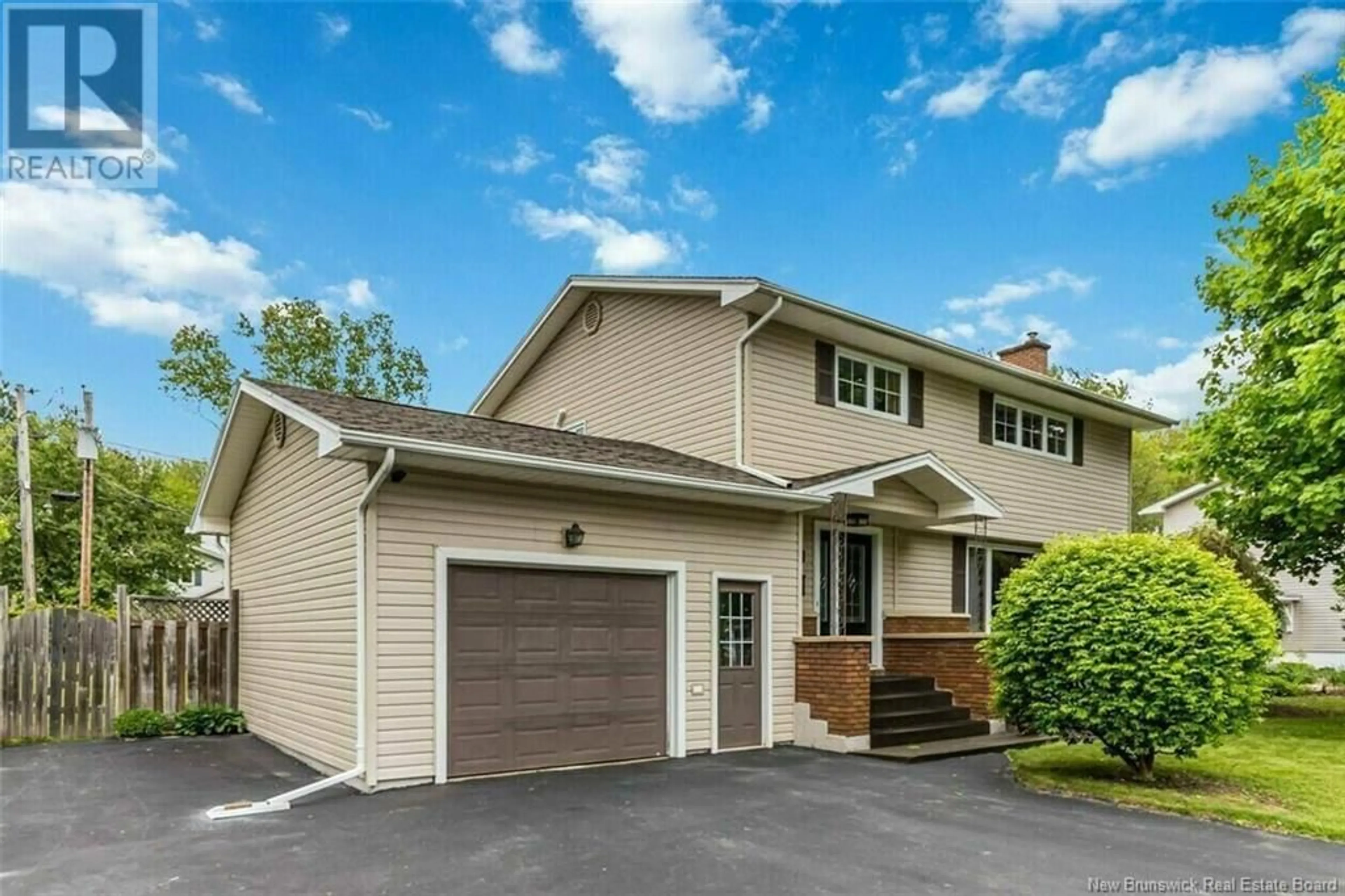 Home with vinyl exterior material, street for 304 MCALLISTER ROAD, Riverview New Brunswick E1B1V1