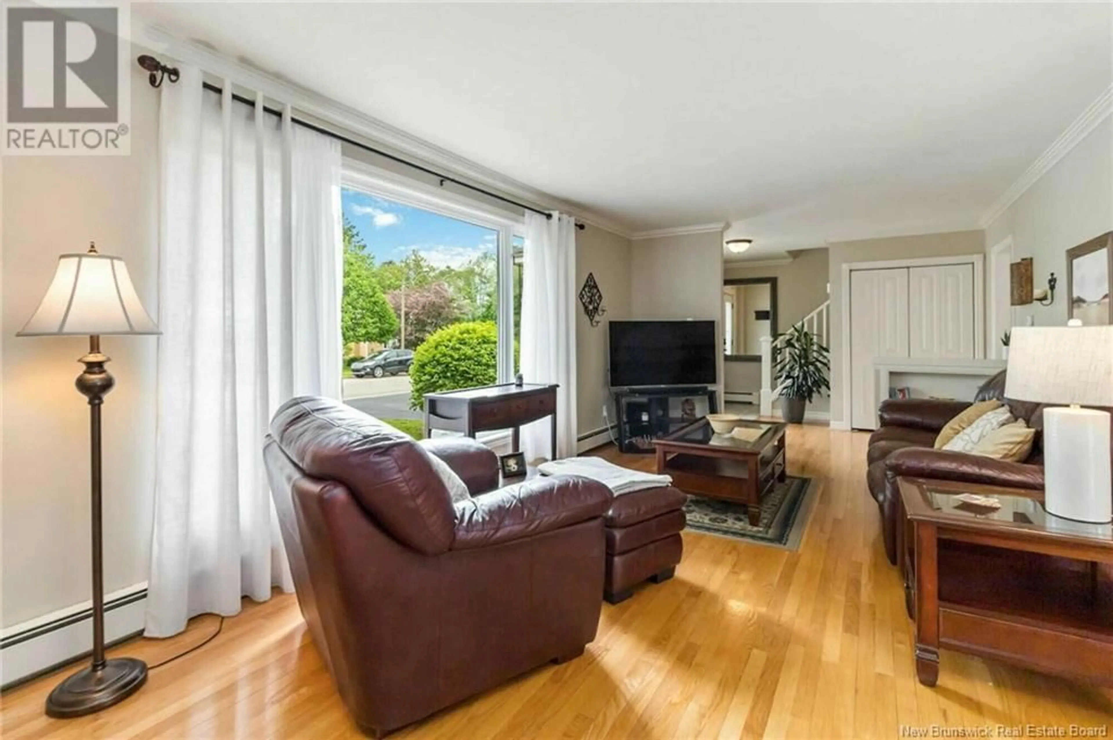Living room with furniture, wood/laminate floor for 304 MCALLISTER ROAD, Riverview New Brunswick E1B1V1
