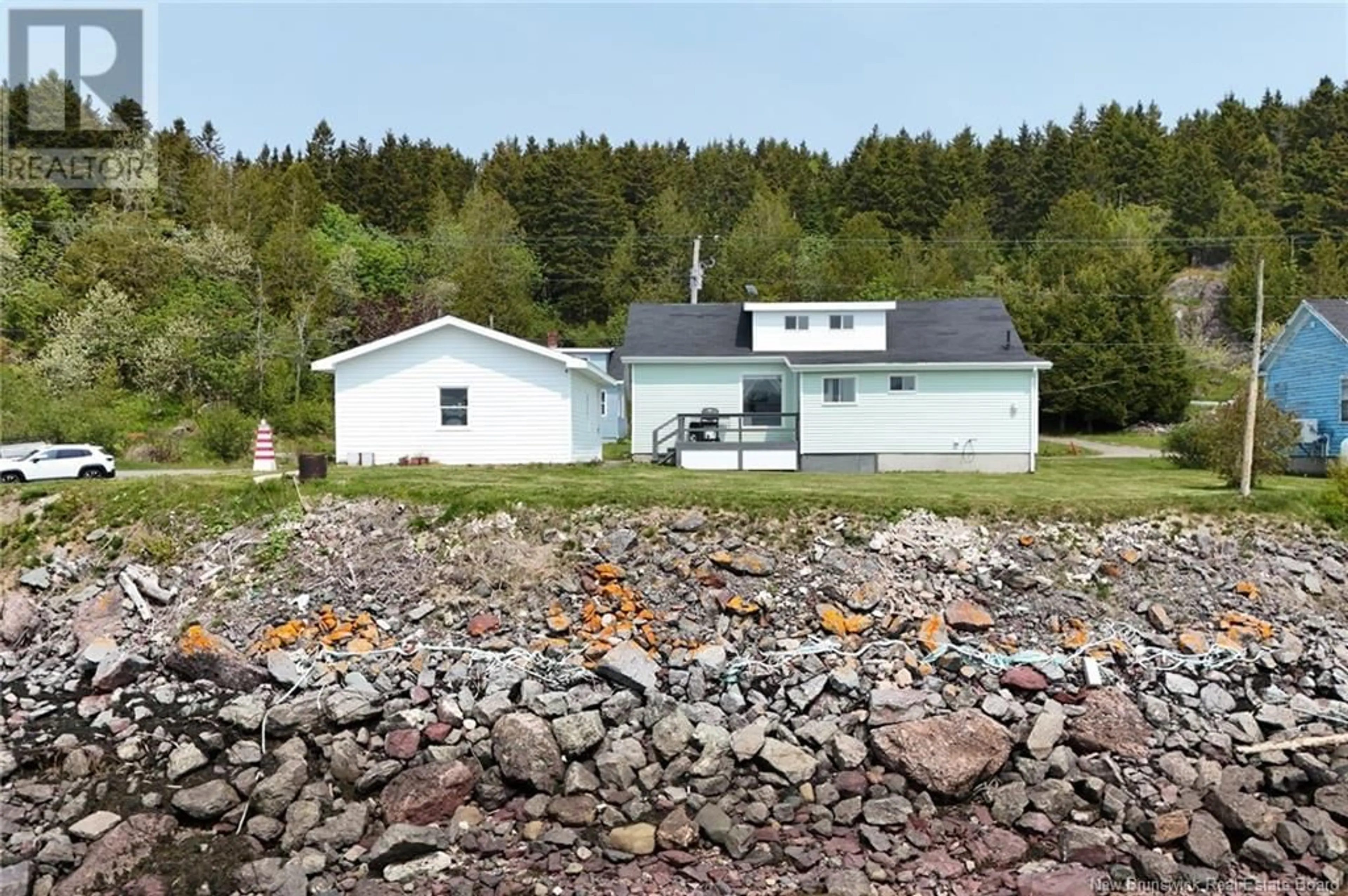 A pic from outside/outdoor area/front of a property/back of a property/a pic from drone, unknown for 521 WELLINGTON ROAD, Blacks Harbour New Brunswick E5H1C7