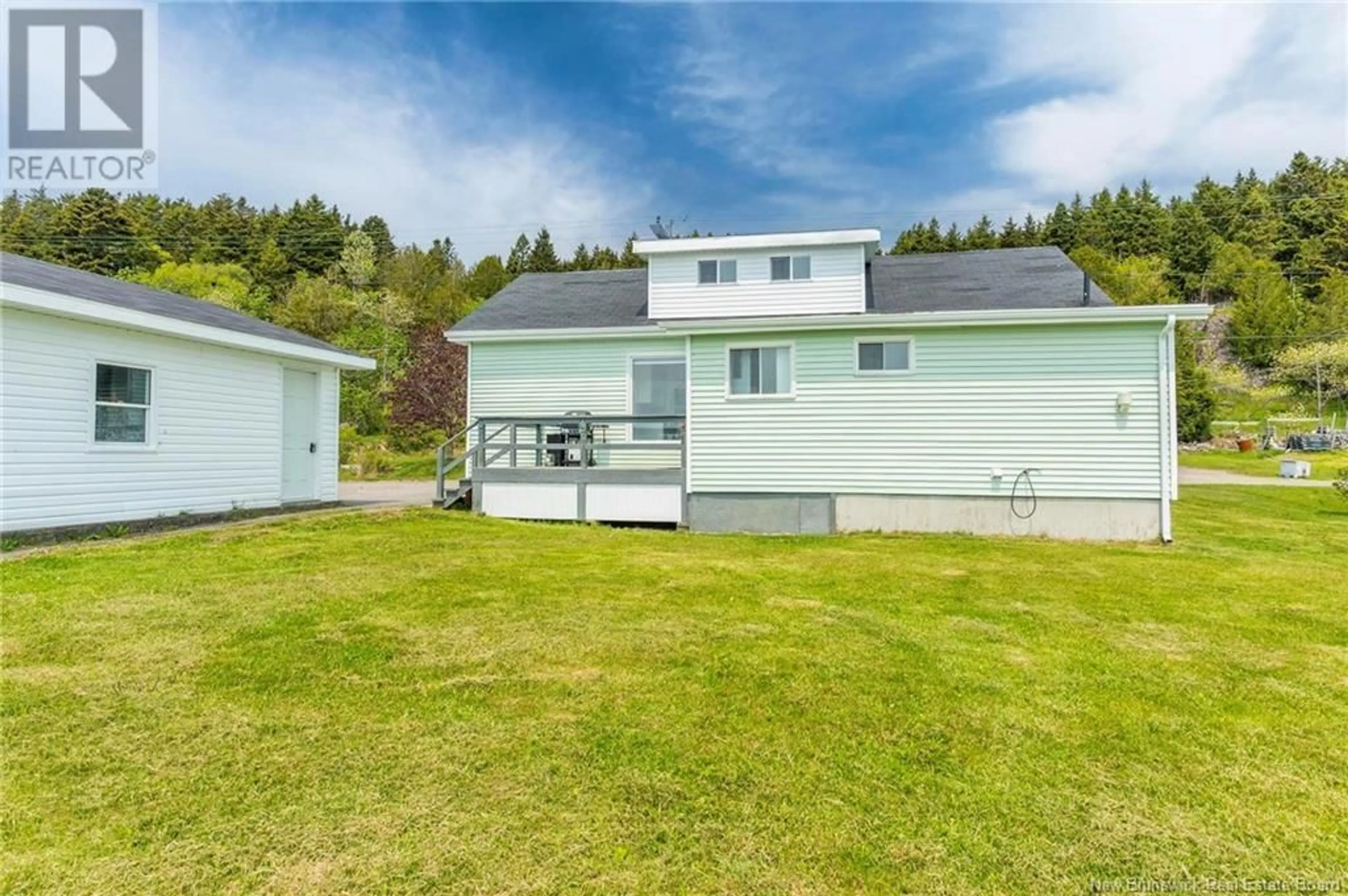 A pic from outside/outdoor area/front of a property/back of a property/a pic from drone, unknown for 521 WELLINGTON ROAD, Blacks Harbour New Brunswick E5H1C7