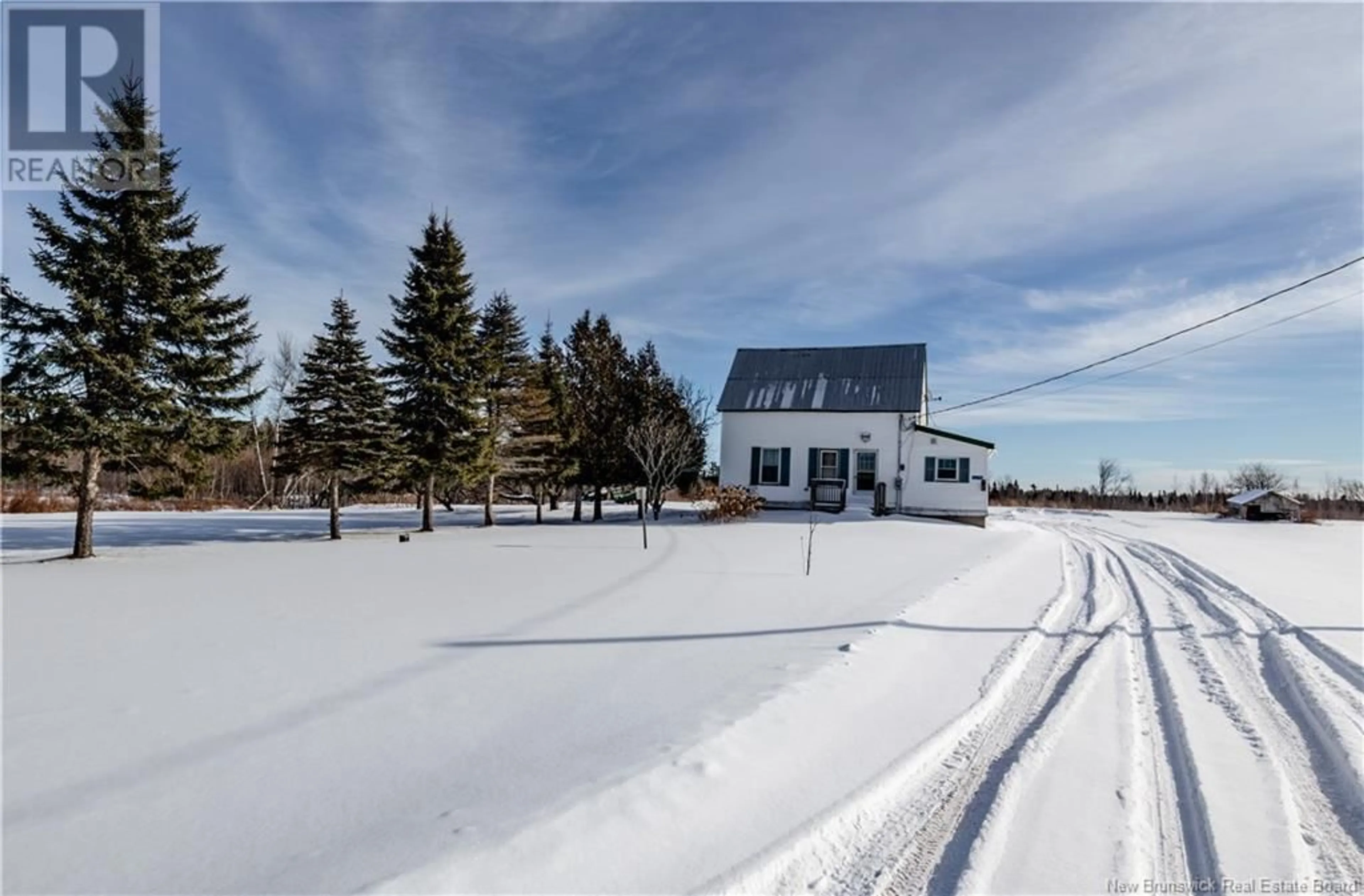 A pic from outside/outdoor area/front of a property/back of a property/a pic from drone, street for 1175 SAINT-SOSIME ROAD, Adamsville New Brunswick E4T3V9