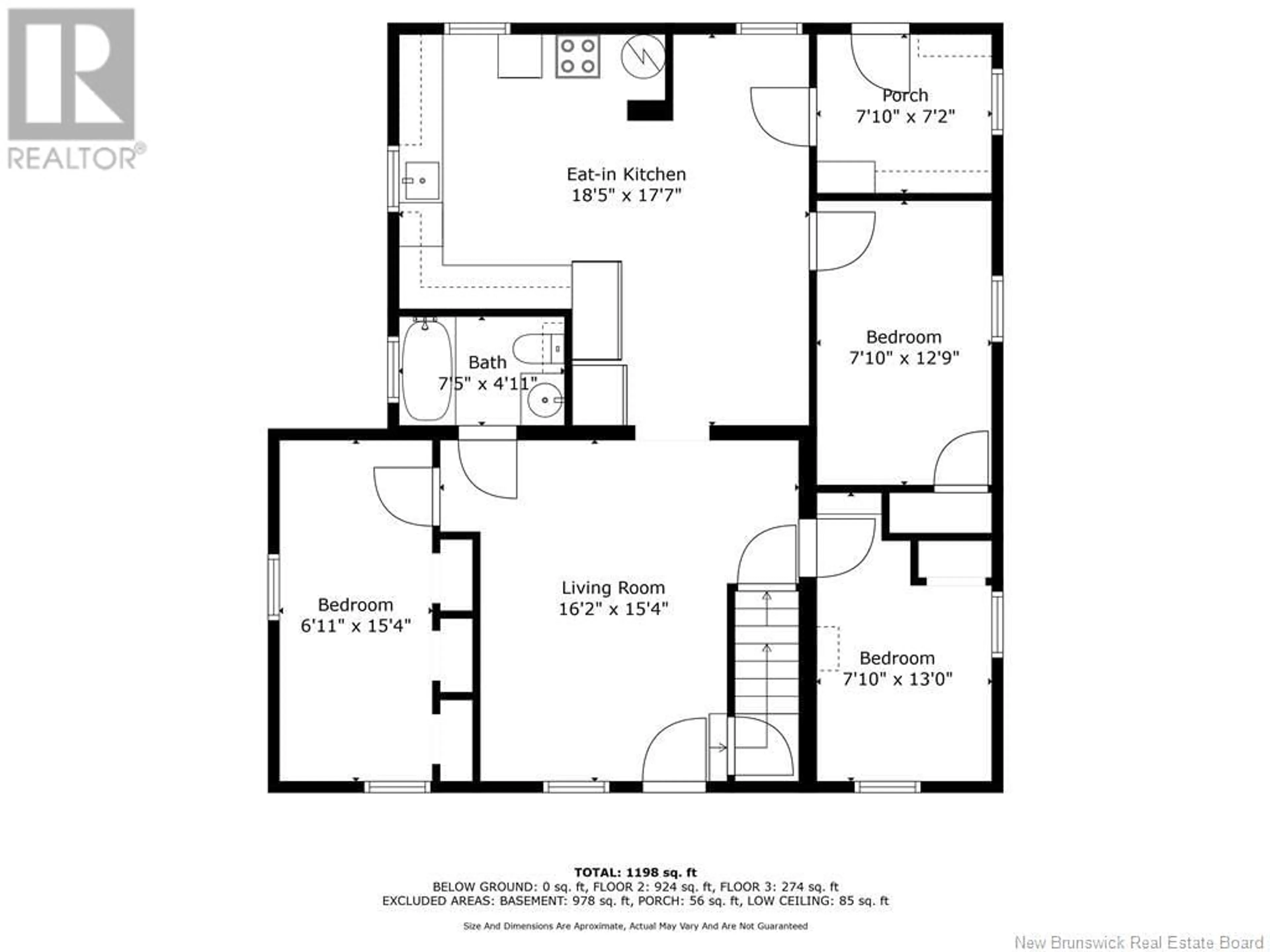 Floor plan for 1175 SAINT-SOSIME ROAD, Adamsville New Brunswick E4T3V9