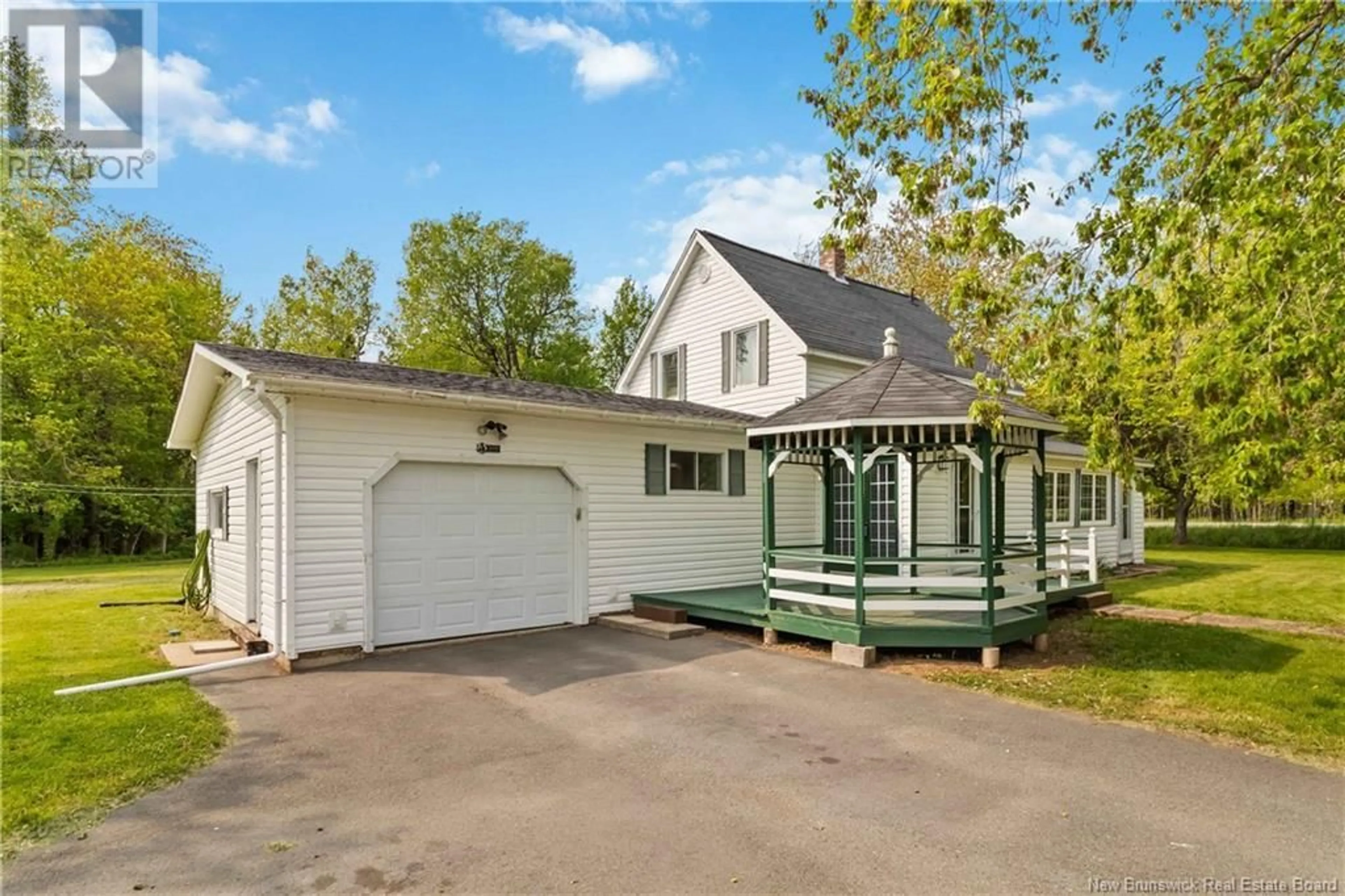 Home with vinyl exterior material, street for 1608 ROUTE 885, Havelock New Brunswick E4Z5L9