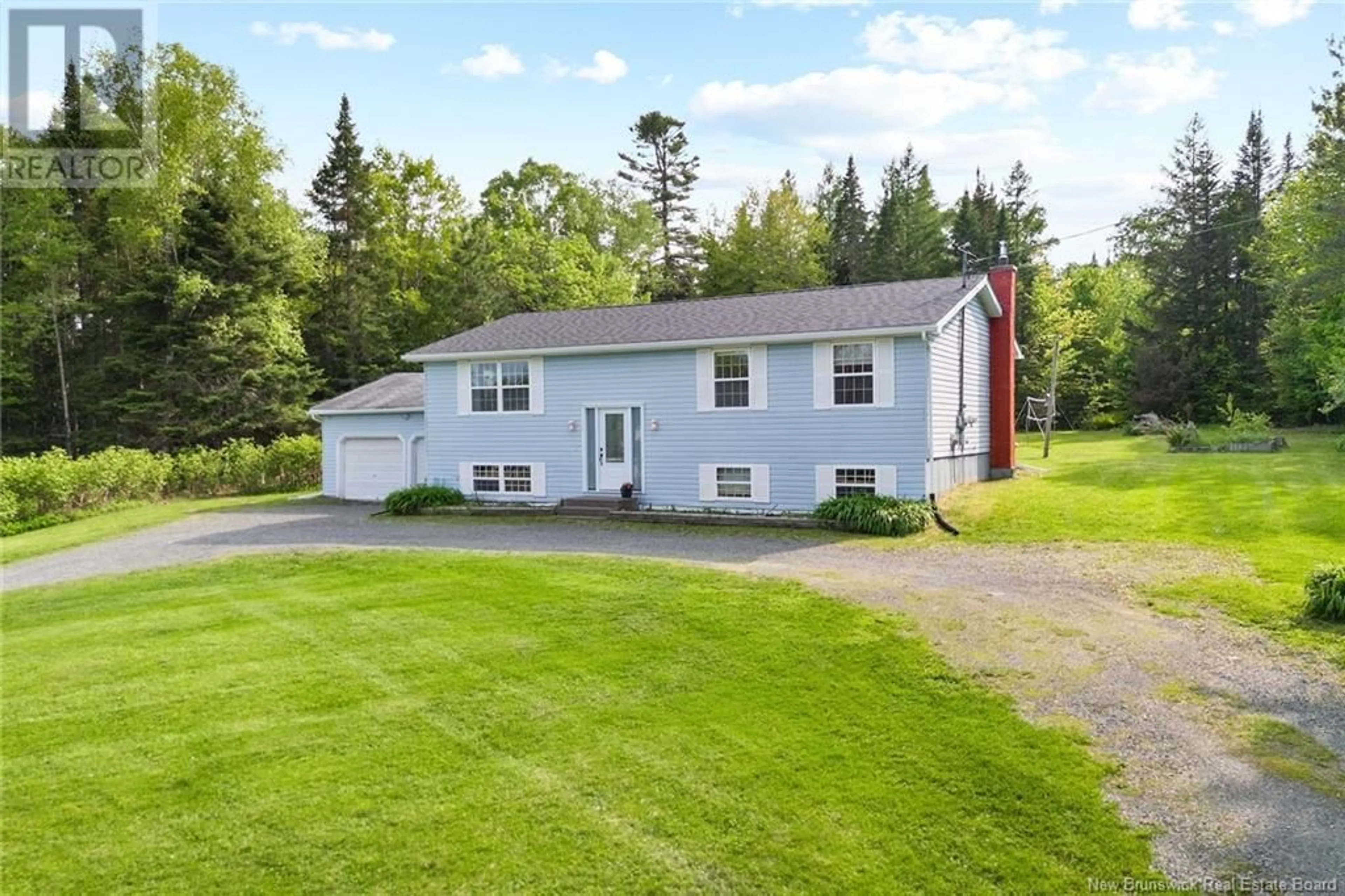 A pic from outside/outdoor area/front of a property/back of a property/a pic from drone, street for 1905 ROUTE 620, Royal Road New Brunswick E3A6N5