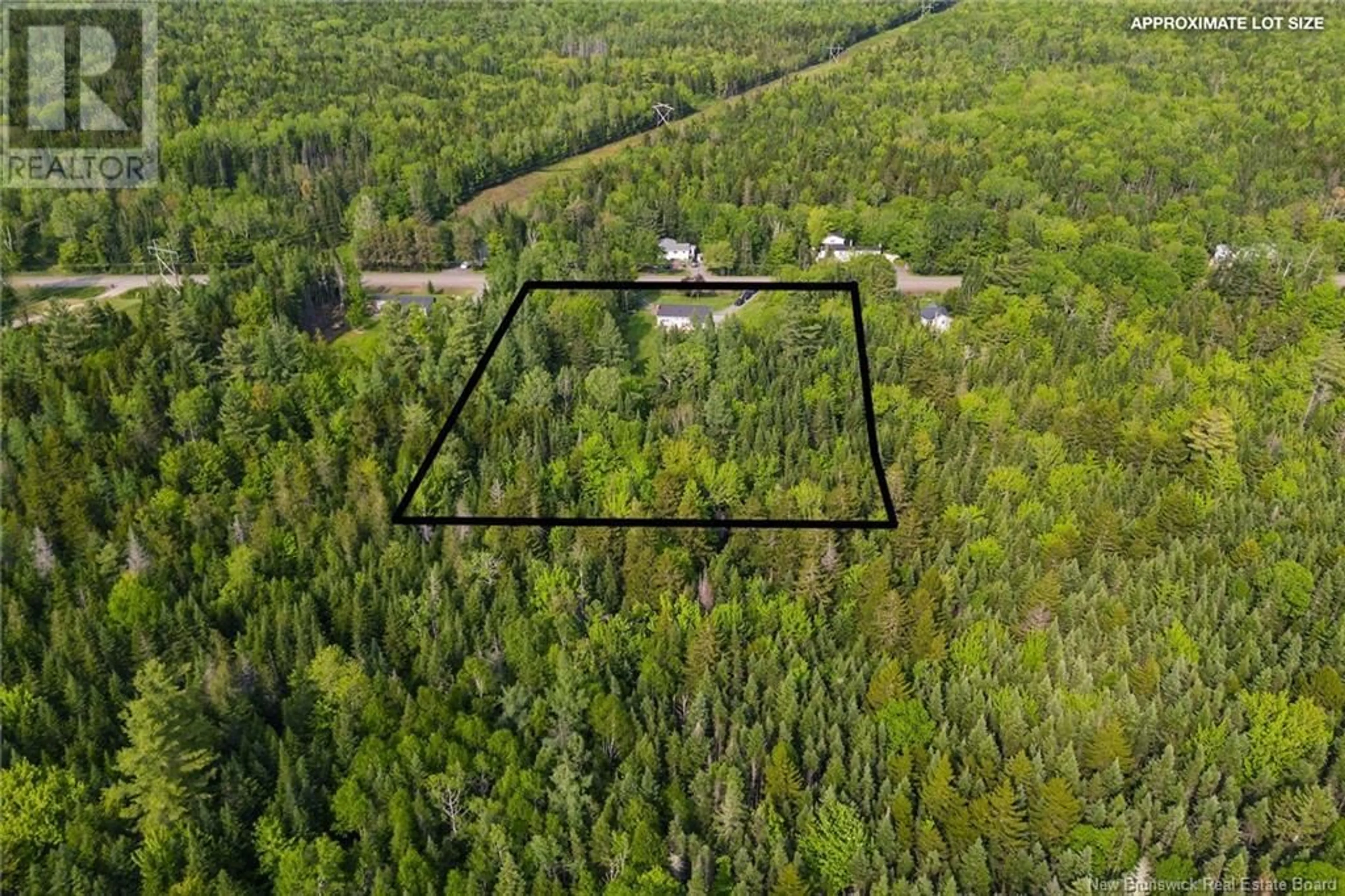 A pic from outside/outdoor area/front of a property/back of a property/a pic from drone, forest/trees view for 1905 ROUTE 620, Royal Road New Brunswick E3A6N5
