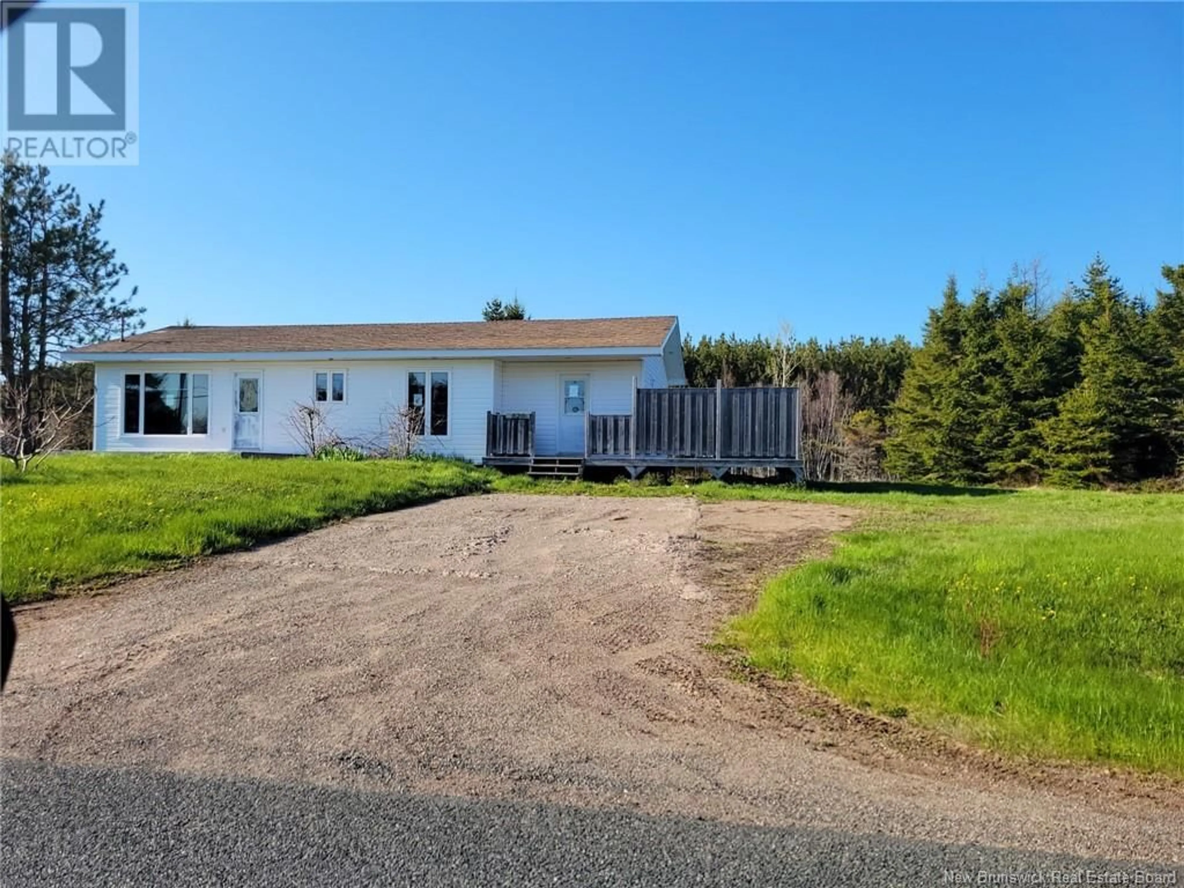 A pic from outside/outdoor area/front of a property/back of a property/a pic from drone, unknown for 629 FOUR ROAD, Four Roads New Brunswick E1Y2Y8