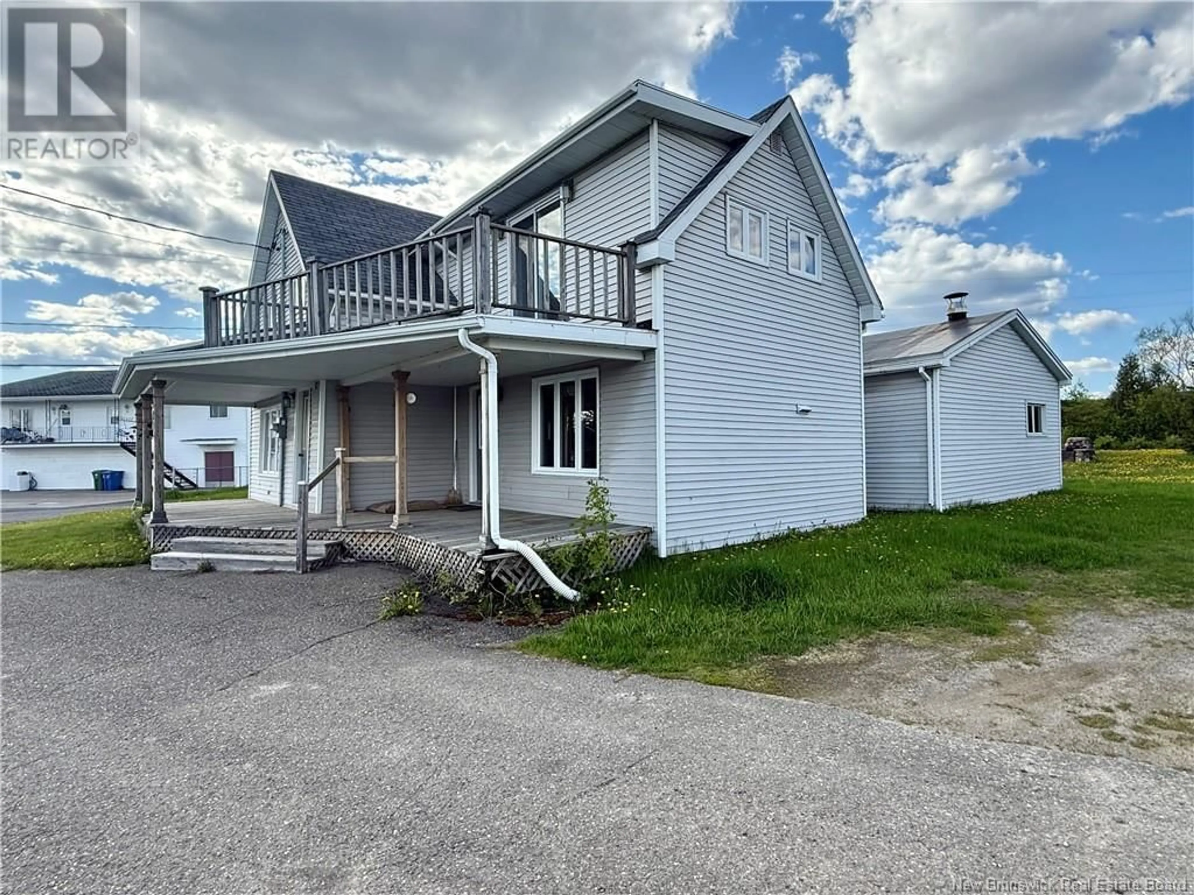 A pic from outside/outdoor area/front of a property/back of a property/a pic from drone, building for 12 SOUCY LANE, Grand-Sault/Grand Falls New Brunswick E3Y1A7