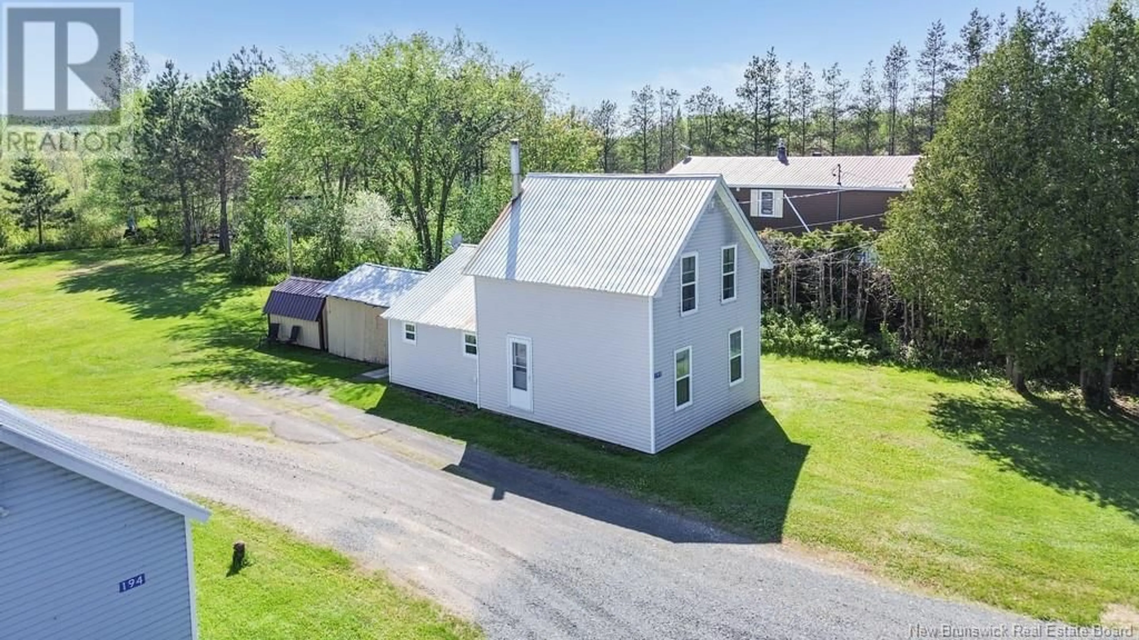 A pic from outside/outdoor area/front of a property/back of a property/a pic from drone, building for 190 JUNIPER ROAD, Juniper New Brunswick E7L1H2