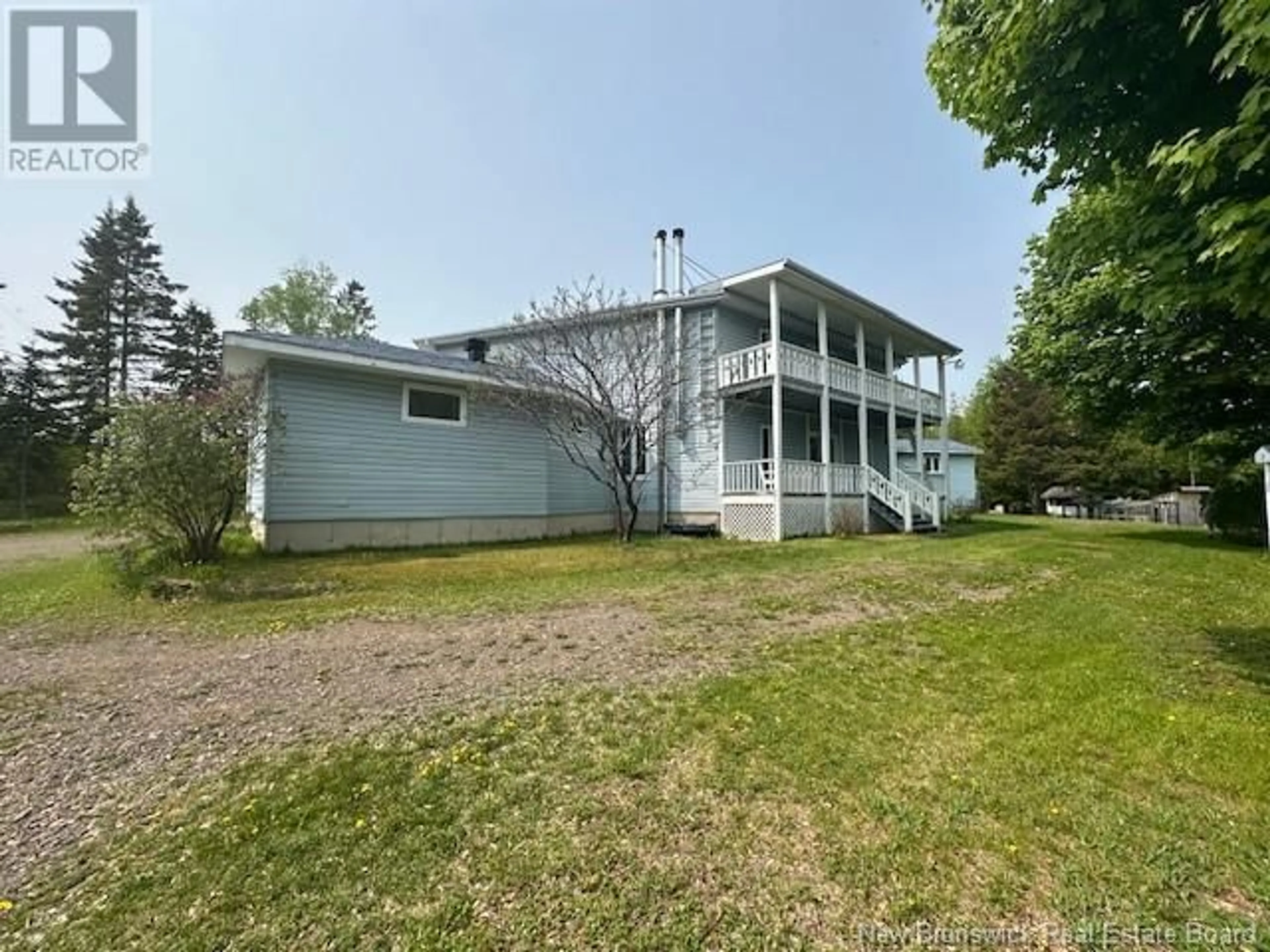 A pic from outside/outdoor area/front of a property/back of a property/a pic from drone, water/lake/river/ocean view for 15 BENJAMIN PORTAGE NORTH, Benjamin River New Brunswick E8G1N9