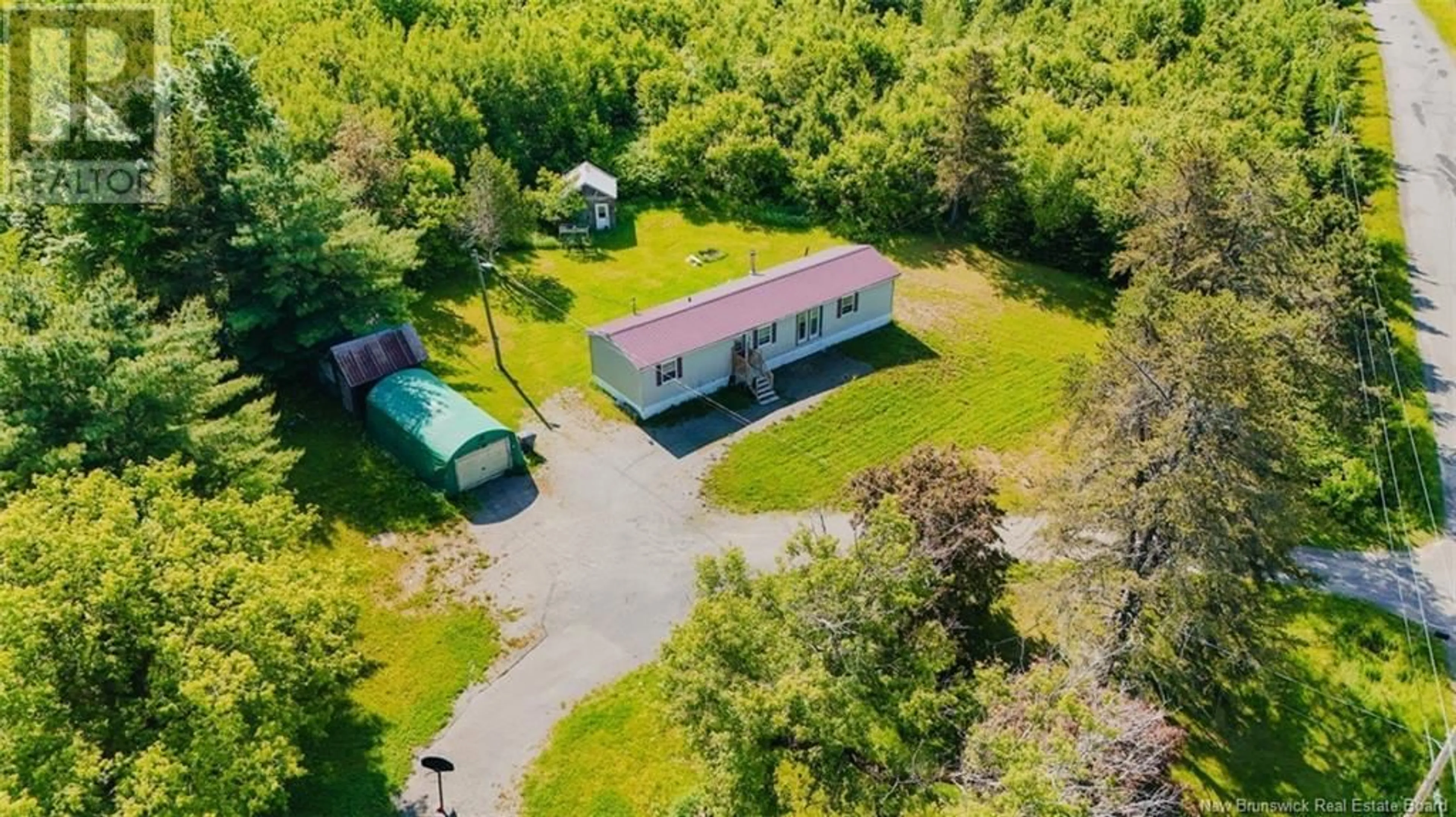 A pic from outside/outdoor area/front of a property/back of a property/a pic from drone, building for 85 OAKLAND ROAD, Oakland New Brunswick E7L2W3