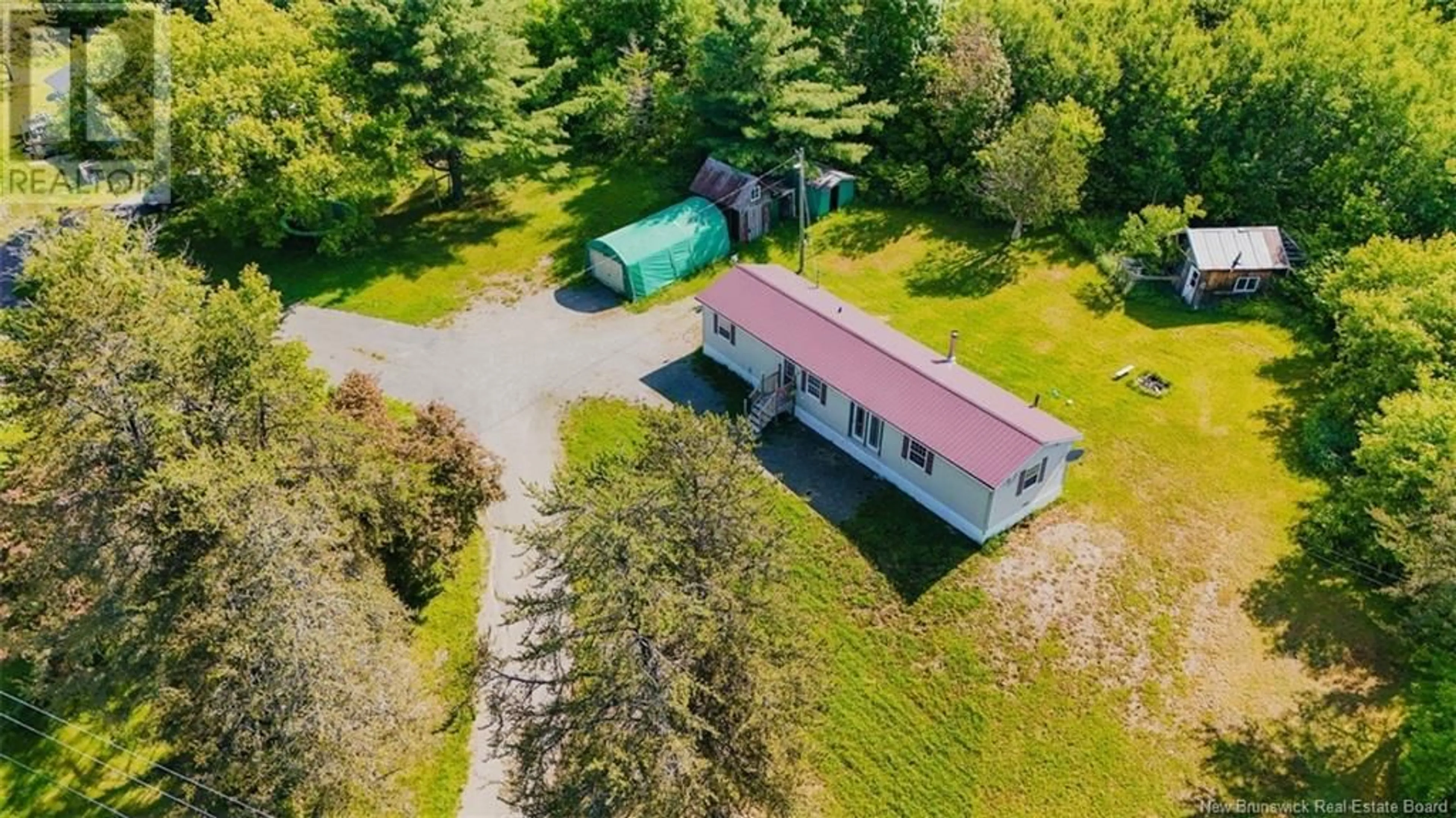 A pic from outside/outdoor area/front of a property/back of a property/a pic from drone, building for 85 OAKLAND ROAD, Oakland New Brunswick E7L2W3