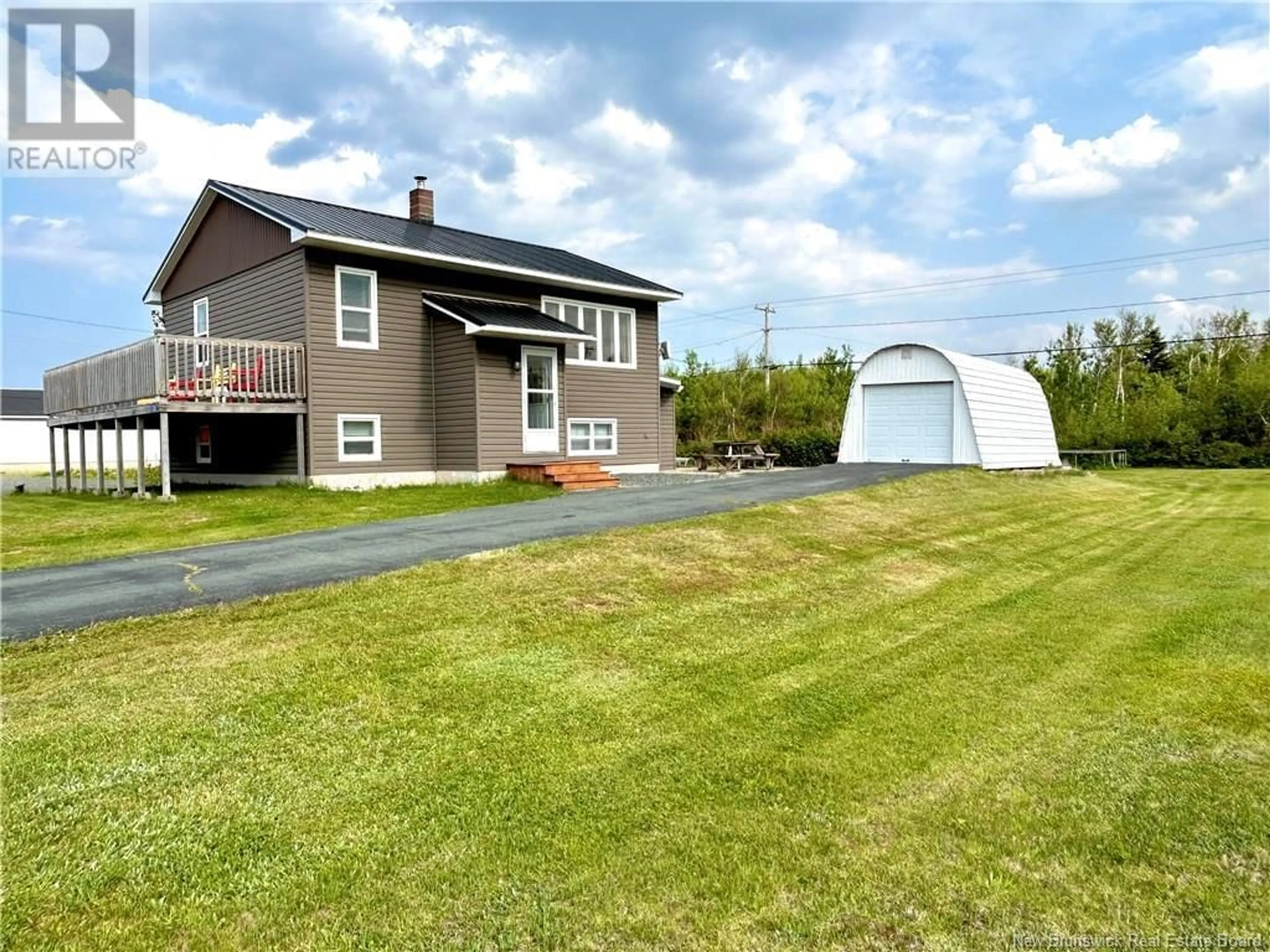 A pic from outside/outdoor area/front of a property/back of a property/a pic from drone, water/lake/river/ocean view for 136 ESCUMINAC POINT ROAD, Escuminac New Brunswick E9A1V7