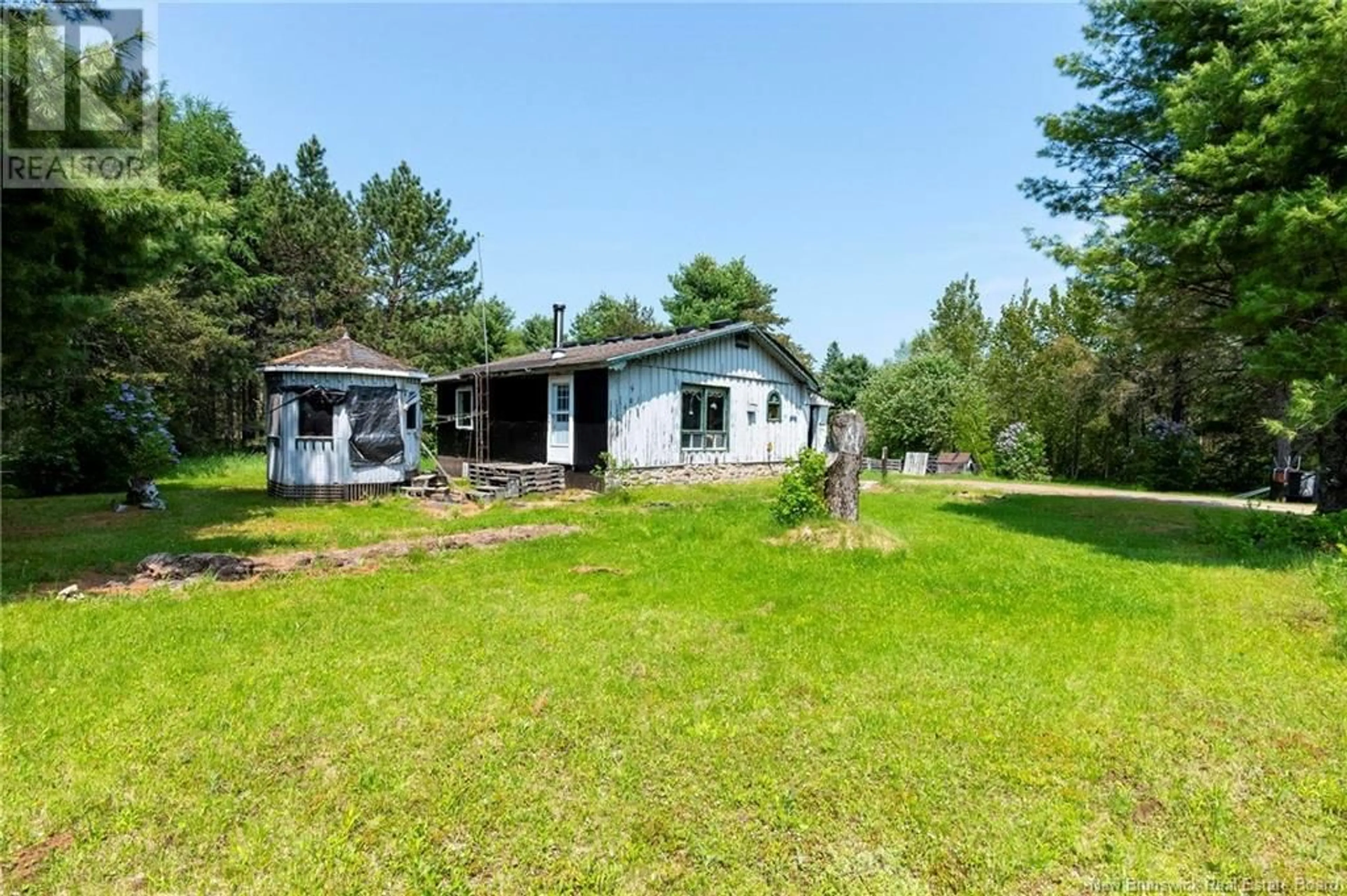 A pic from outside/outdoor area/front of a property/back of a property/a pic from drone, water/lake/river/ocean view for 3180 SAINT CHARLES SUD ROAD, Saint-Charles New Brunswick E4W4Z3