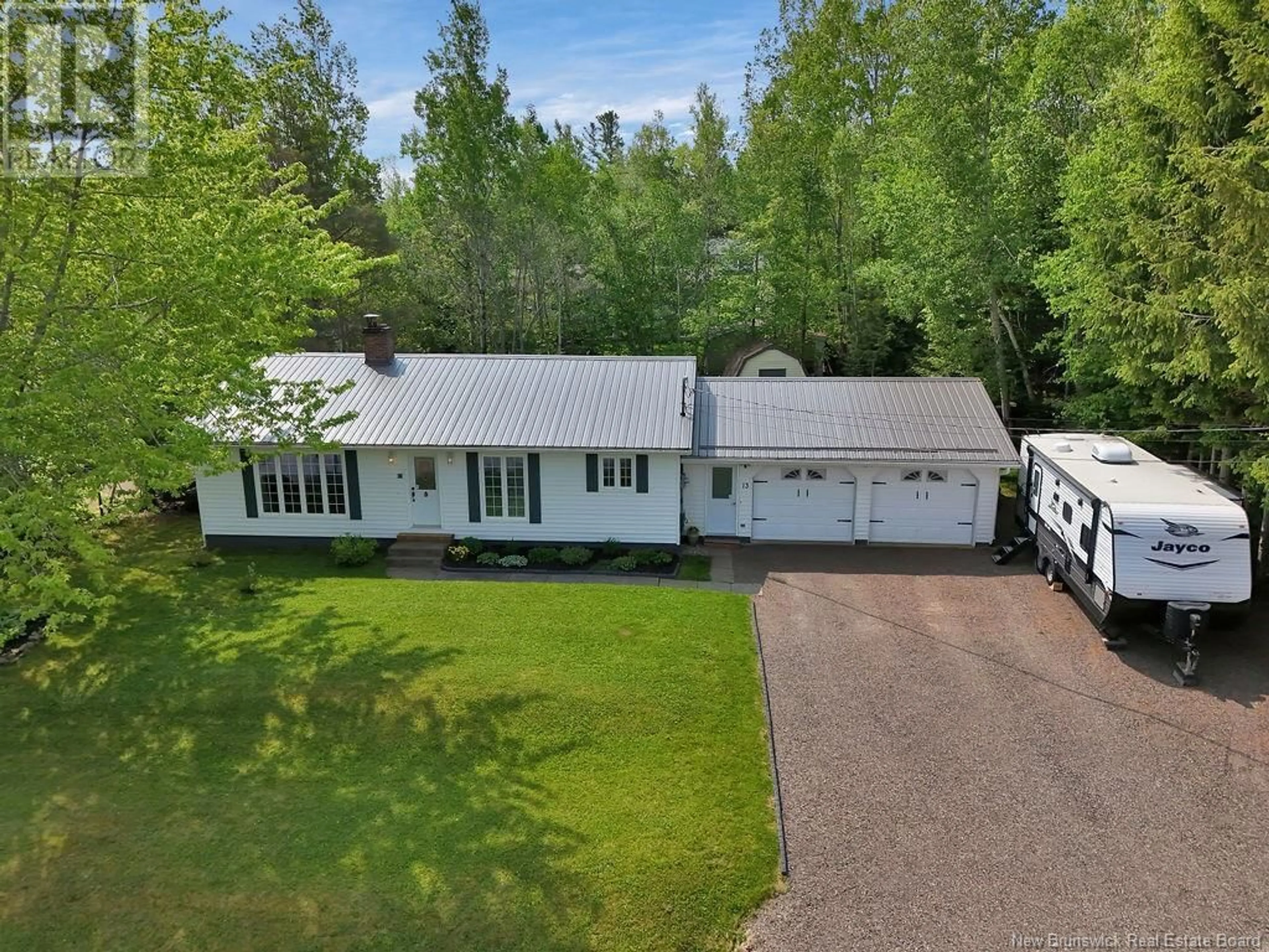 A pic from outside/outdoor area/front of a property/back of a property/a pic from drone, unknown for 13 LENWOOD STREET, Lower Coverdale New Brunswick E1J1L2
