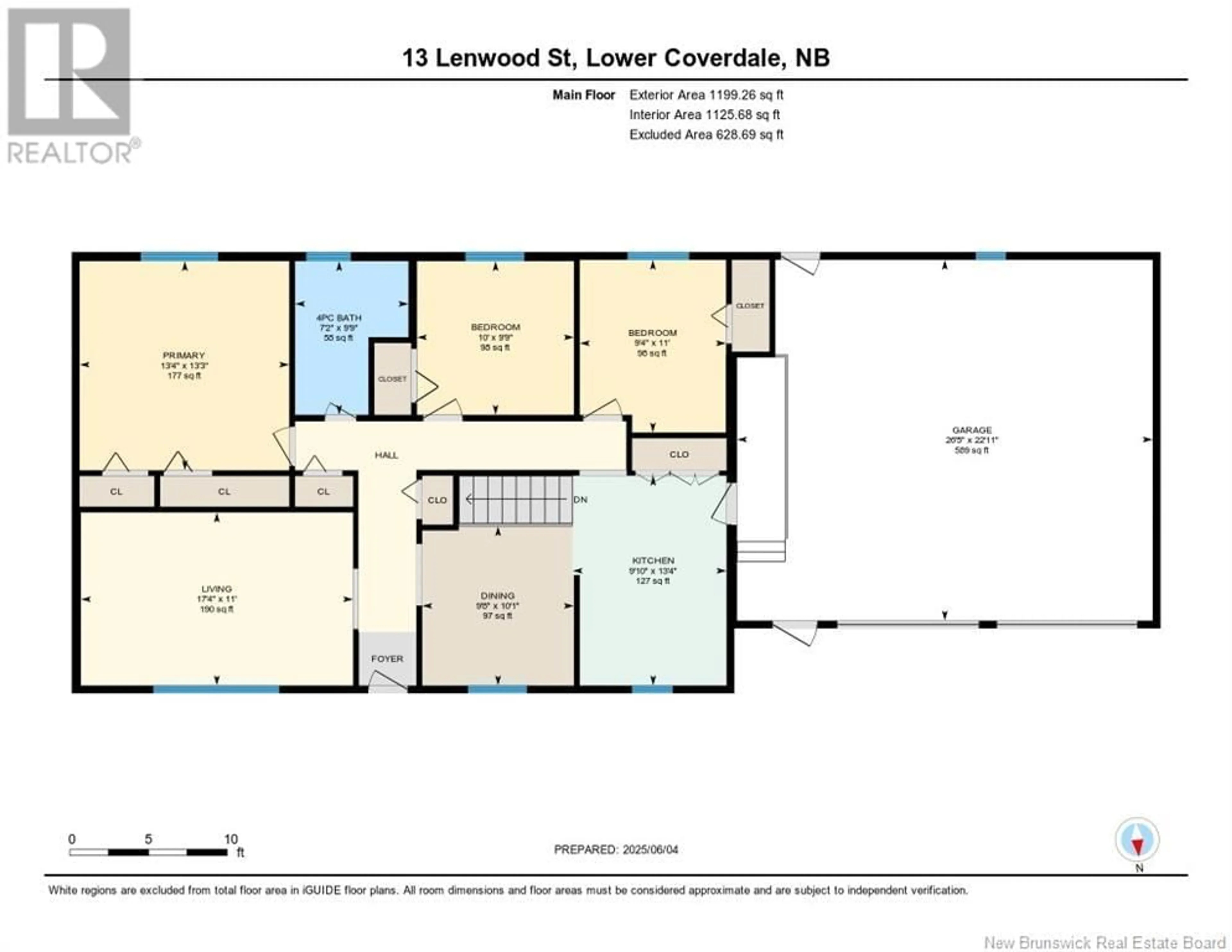 Floor plan for 13 LENWOOD STREET, Lower Coverdale New Brunswick E1J1L2