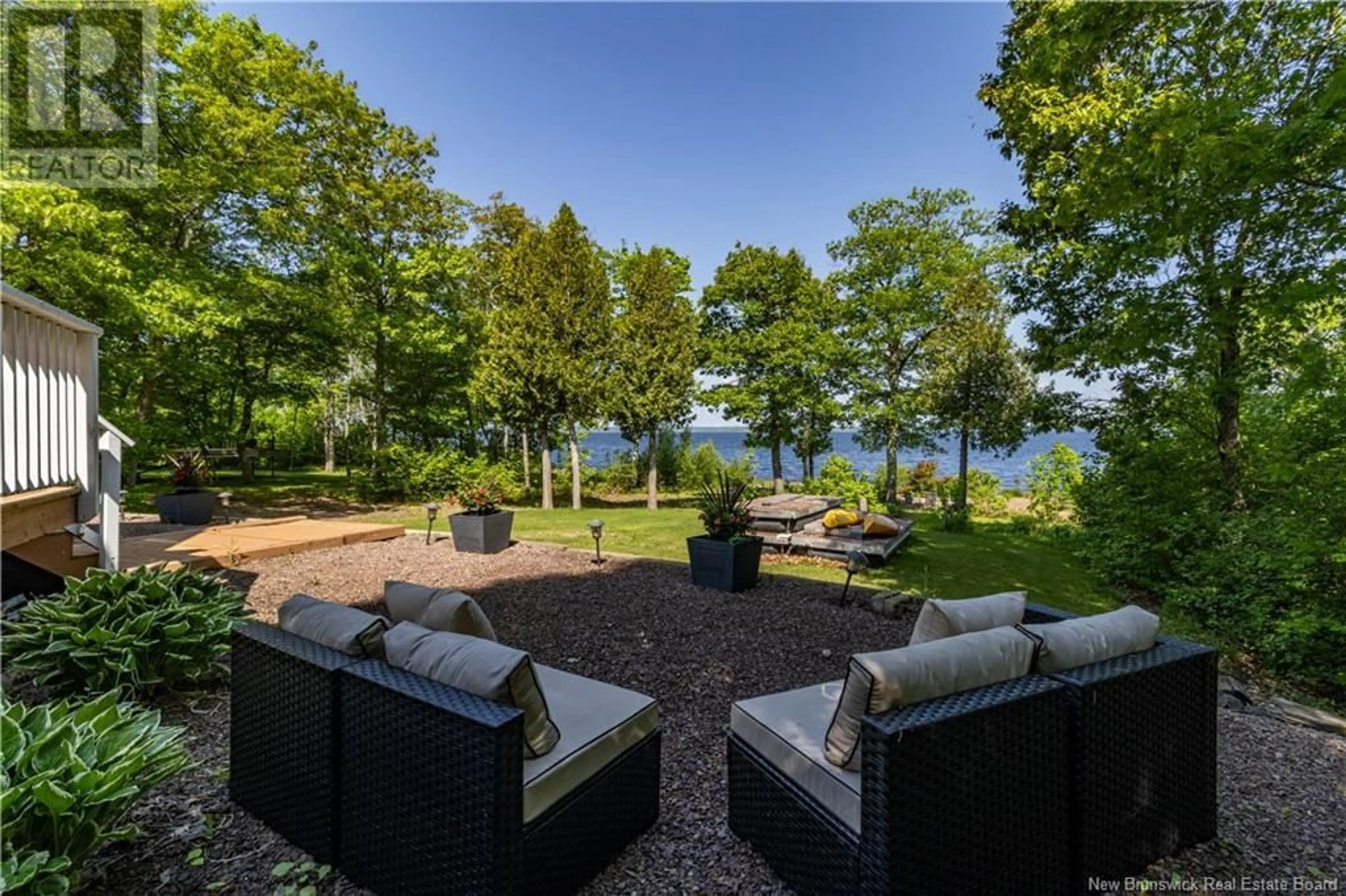 Patio, water/lake/river/ocean view for 15 SCHOOL HOUSE LANE, Cumberland Bay New Brunswick E4A0A8