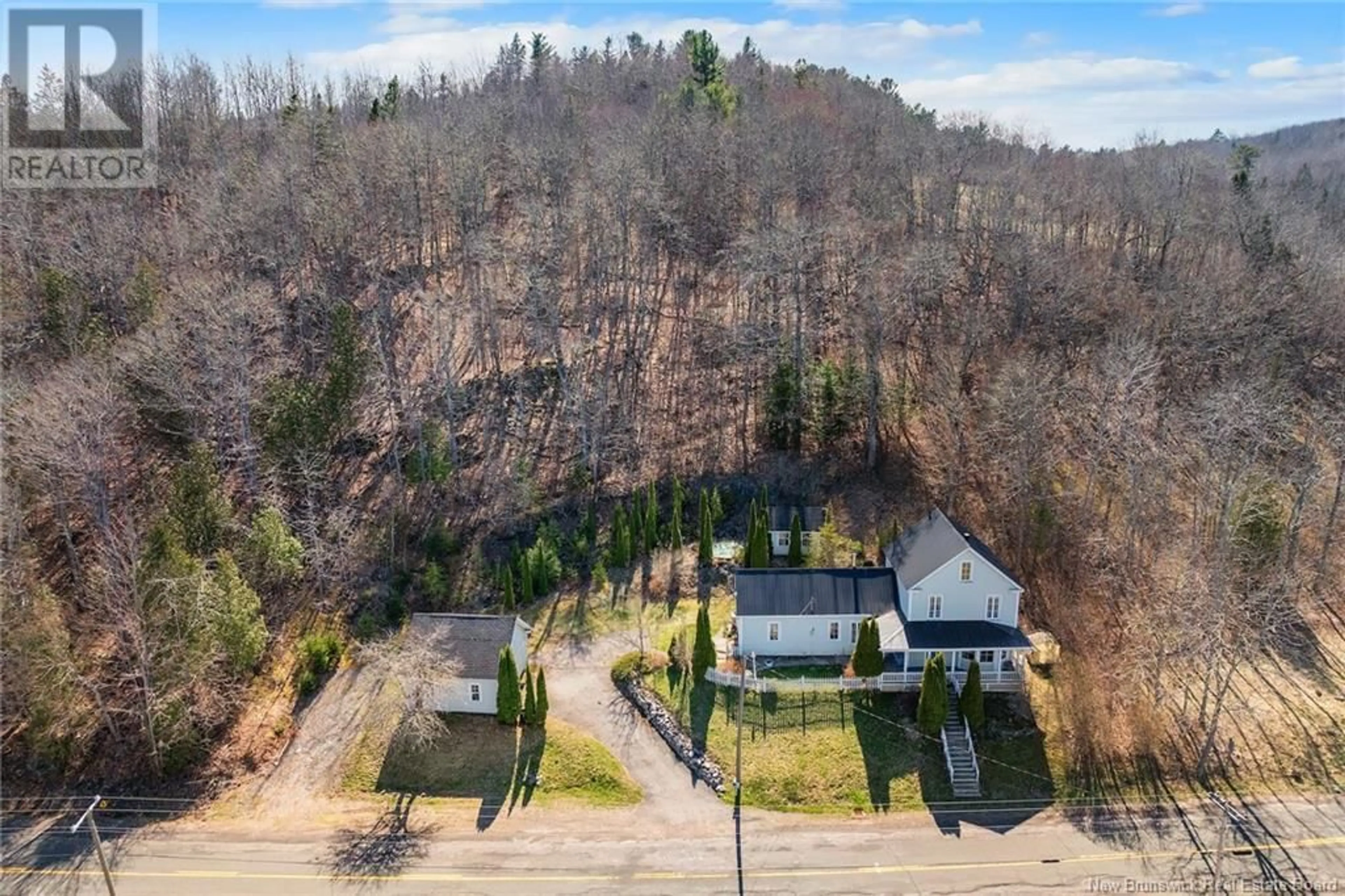 A pic from outside/outdoor area/front of a property/back of a property/a pic from drone, unknown for 5298 ROUTE 102, Hampstead New Brunswick E5M2C2