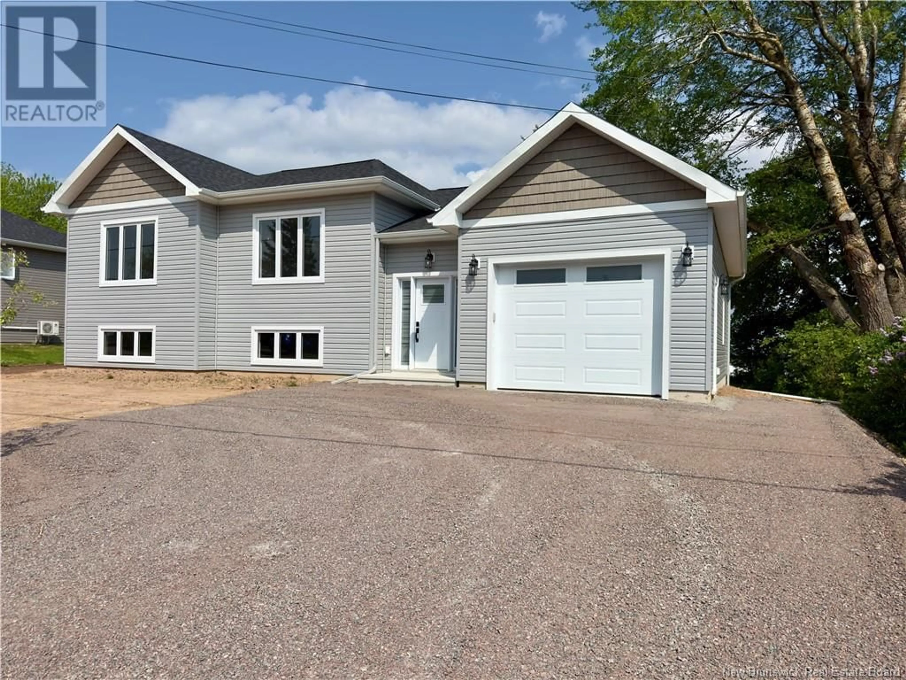 Home with vinyl exterior material, street for 144 QUEENS ROAD, Sackville New Brunswick E4L2B6