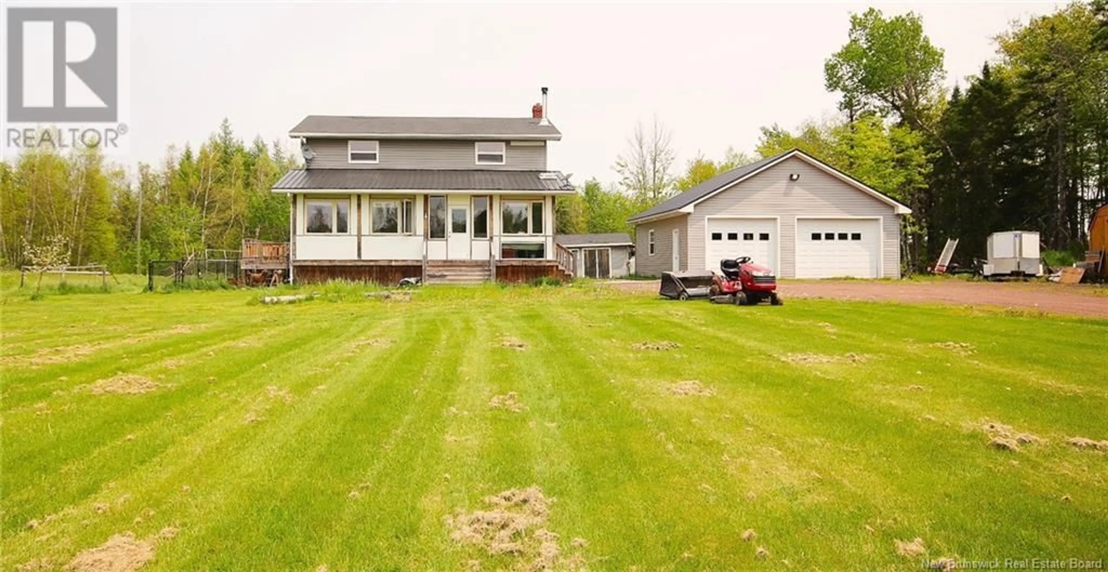 A pic from outside/outdoor area/front of a property/back of a property/a pic from drone, street for 28 CH OLD NO 126 ROAD, Kent Junction New Brunswick E4Y2A1