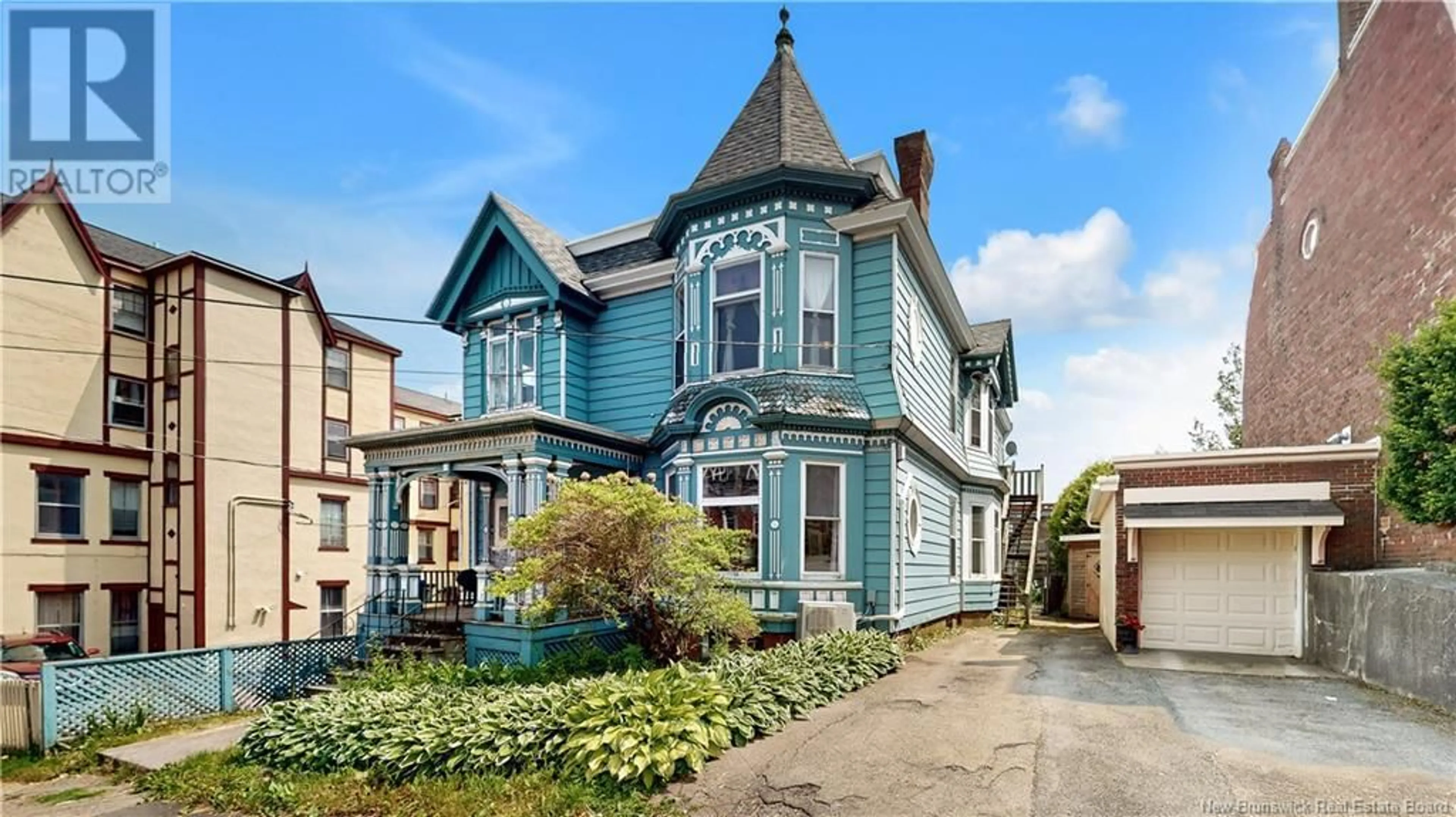 Home with vinyl exterior material, street for 114 LEINSTER STREET, Saint John New Brunswick E2L1J3