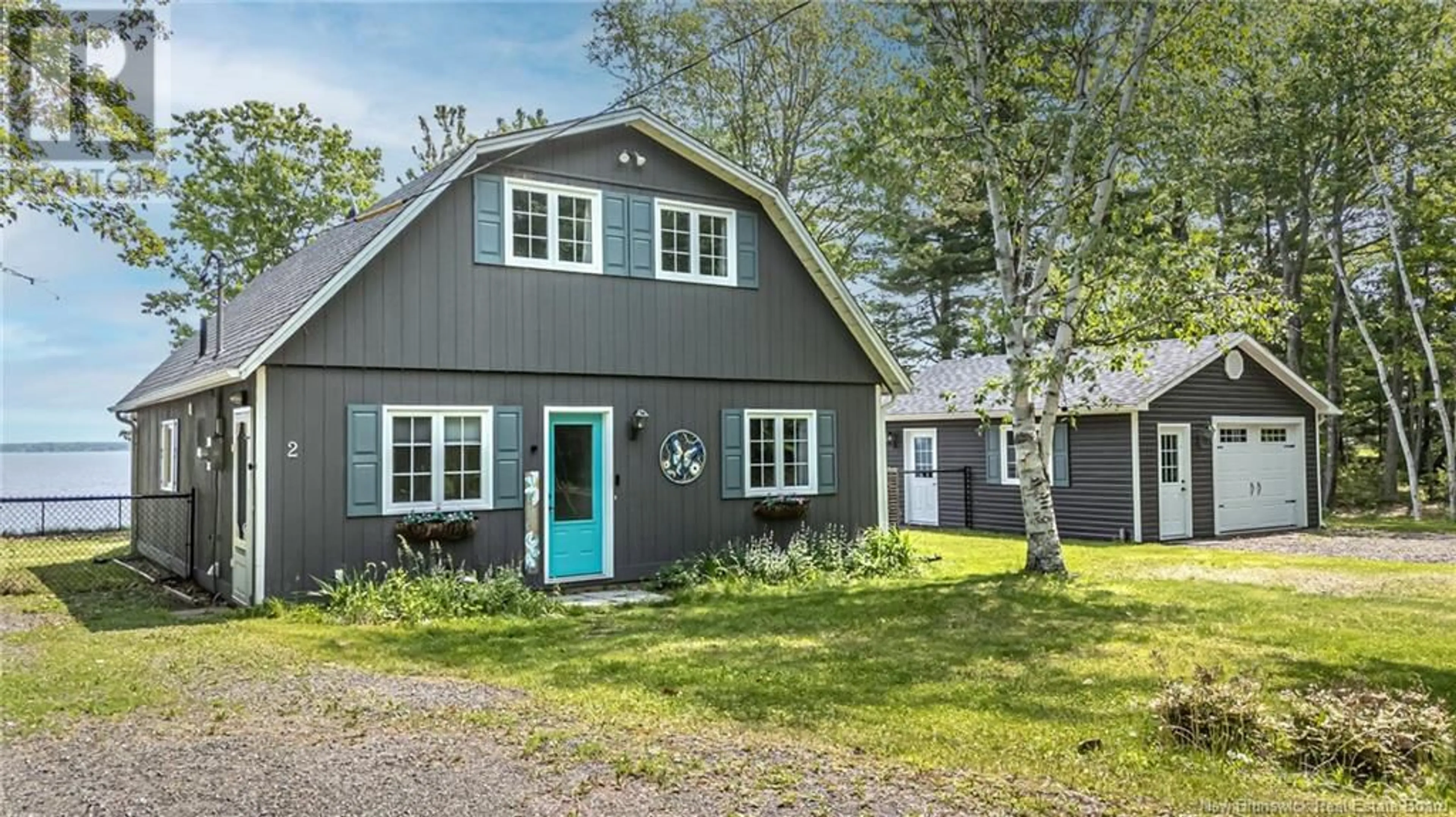 Home with vinyl exterior material, street for 2 LUCKY'S WAY, Sunnyside Beach New Brunswick E4B2B7