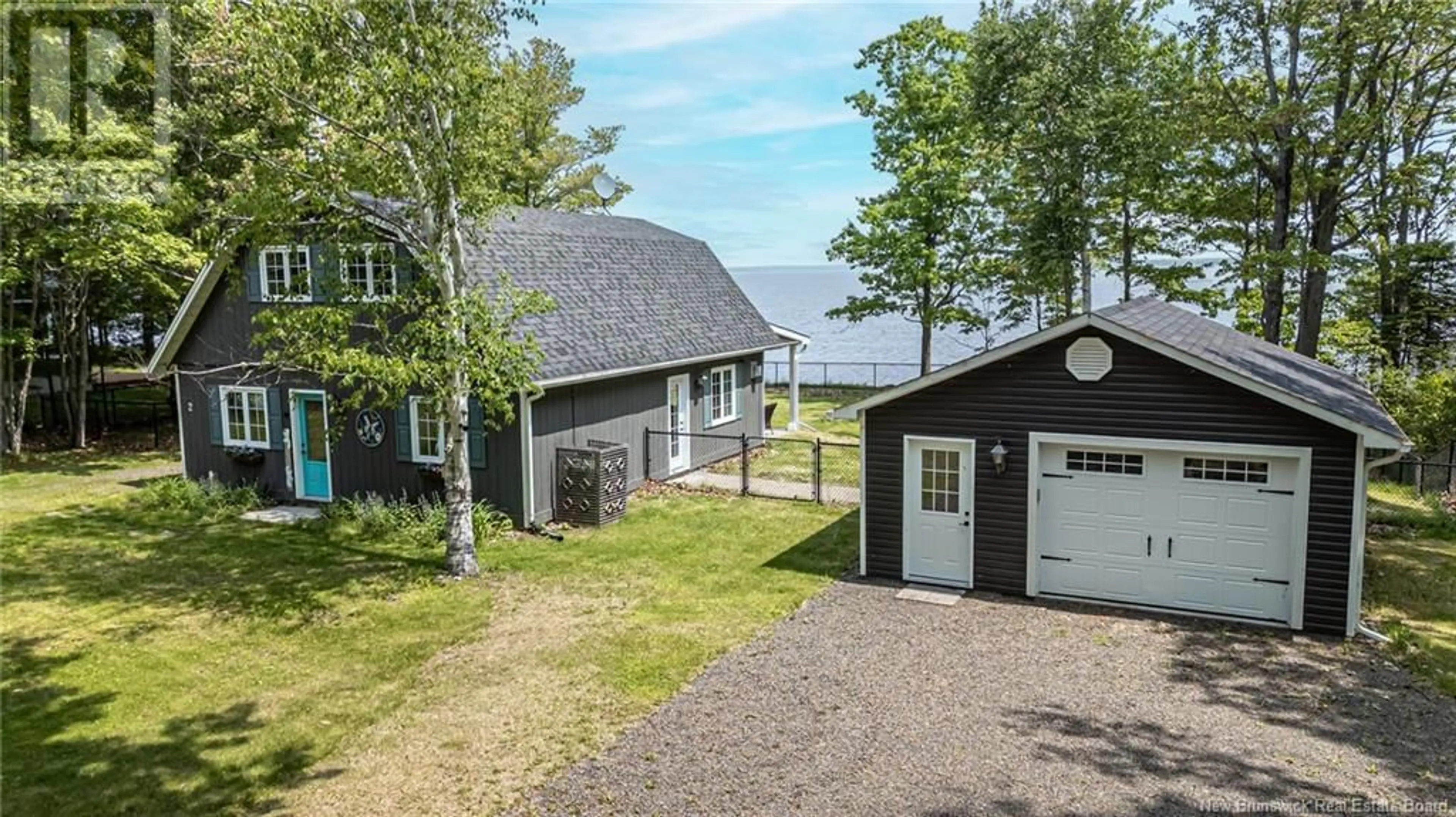 A pic from outside/outdoor area/front of a property/back of a property/a pic from drone, water/lake/river/ocean view for 2 LUCKY'S WAY, Sunnyside Beach New Brunswick E4B2B7