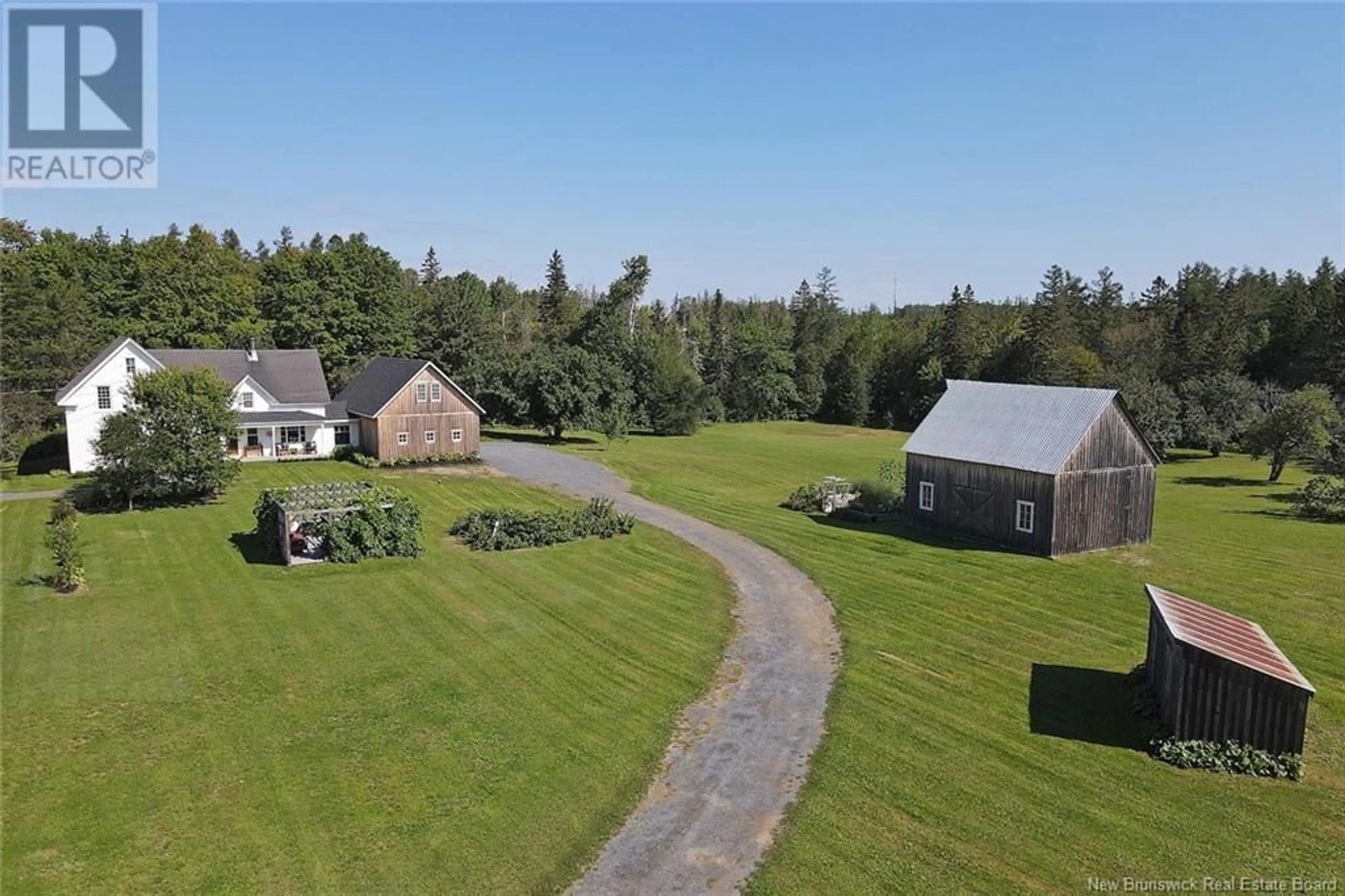 A pic from outside/outdoor area/front of a property/back of a property/a pic from drone, unknown for 161 BEDELL SETTLEMENT ROAD, Bedell New Brunswick E7M4R9