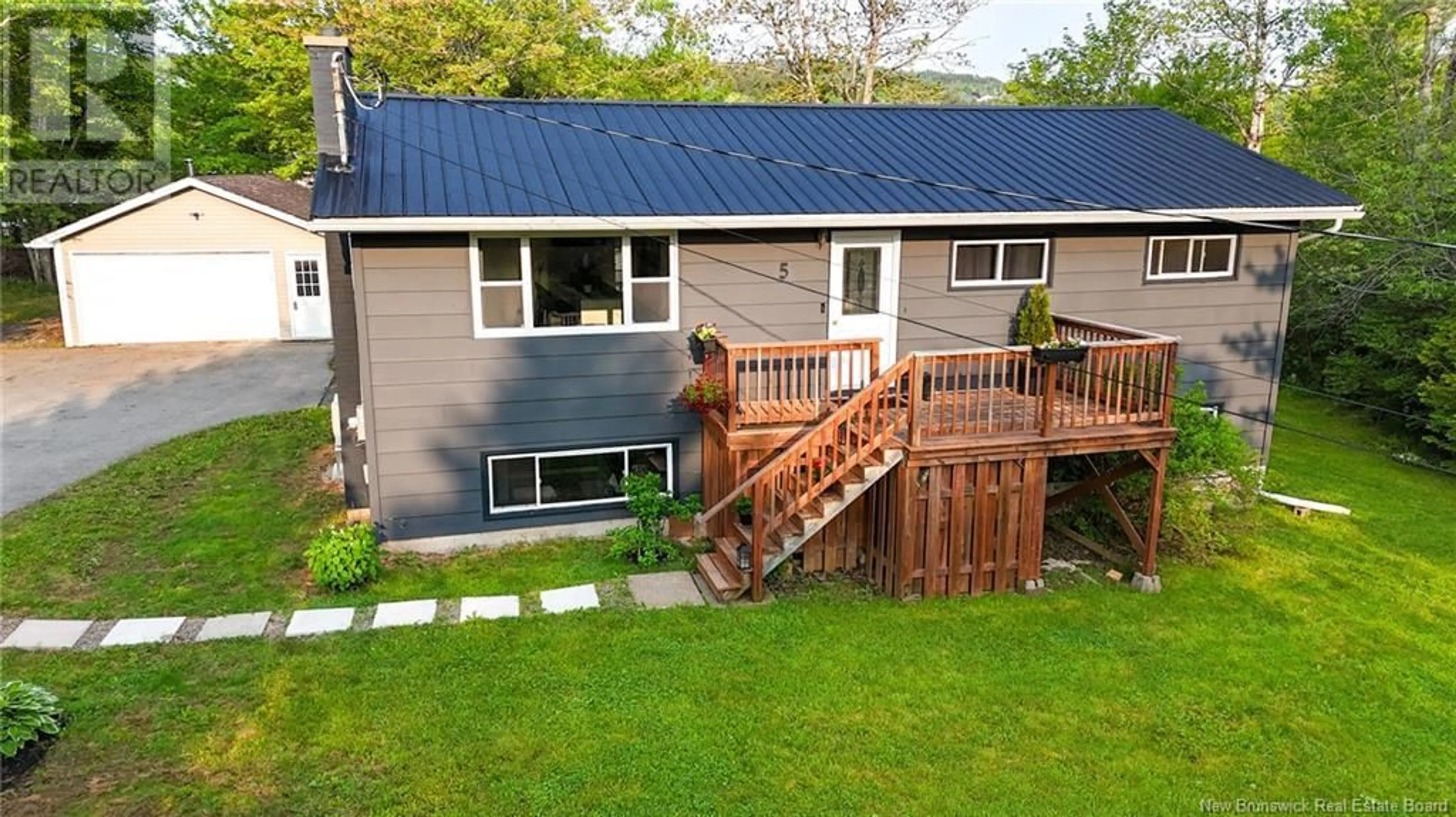 A pic from outside/outdoor area/front of a property/back of a property/a pic from drone, unknown for 5 NELSON STREET, Grand Bay-Westfield New Brunswick E5K2R5