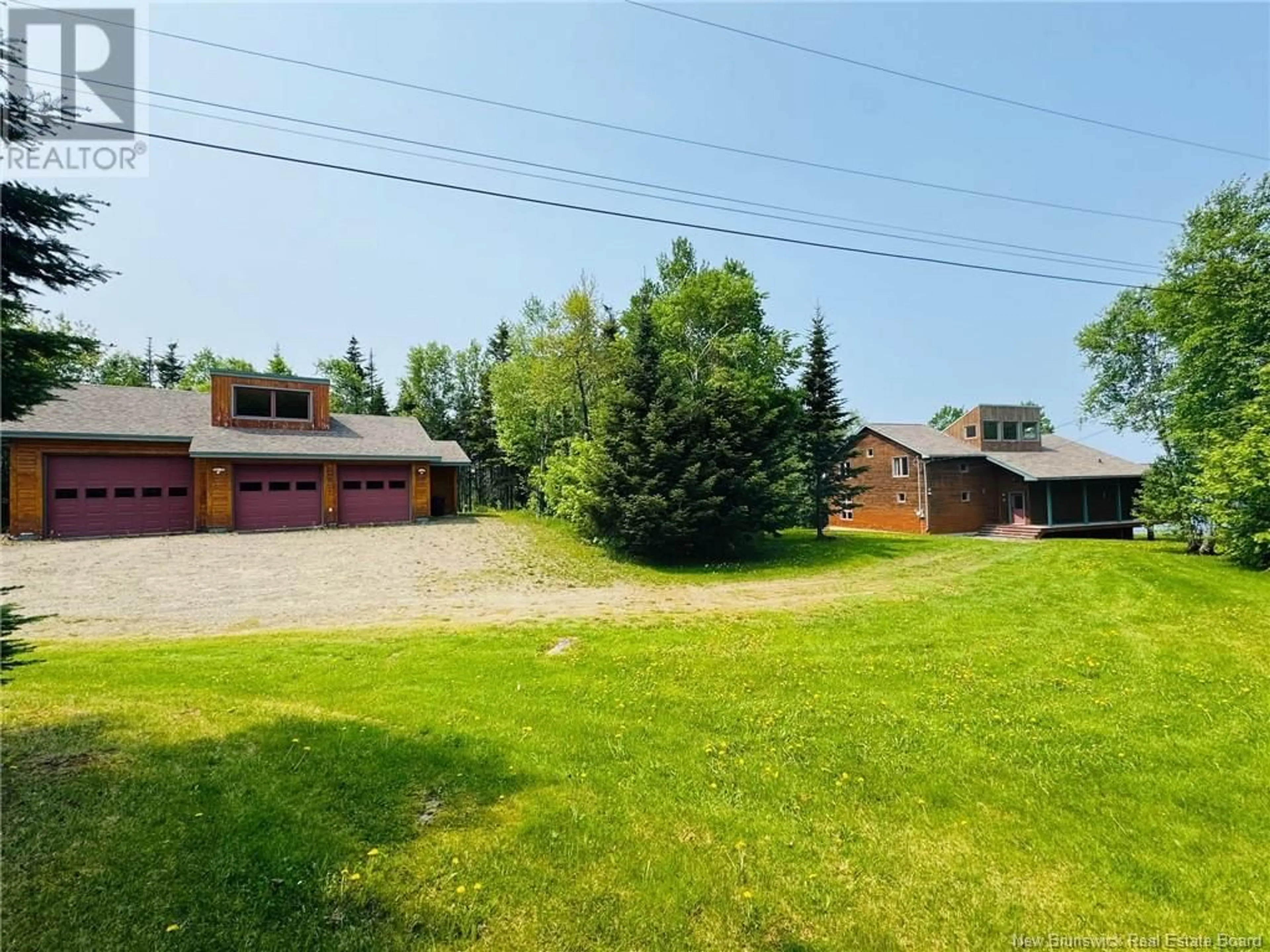 A pic from outside/outdoor area/front of a property/back of a property/a pic from drone, mountain view for 25 ISLAND VIEW LANE, Sea Side New Brunswick E8G0A7
